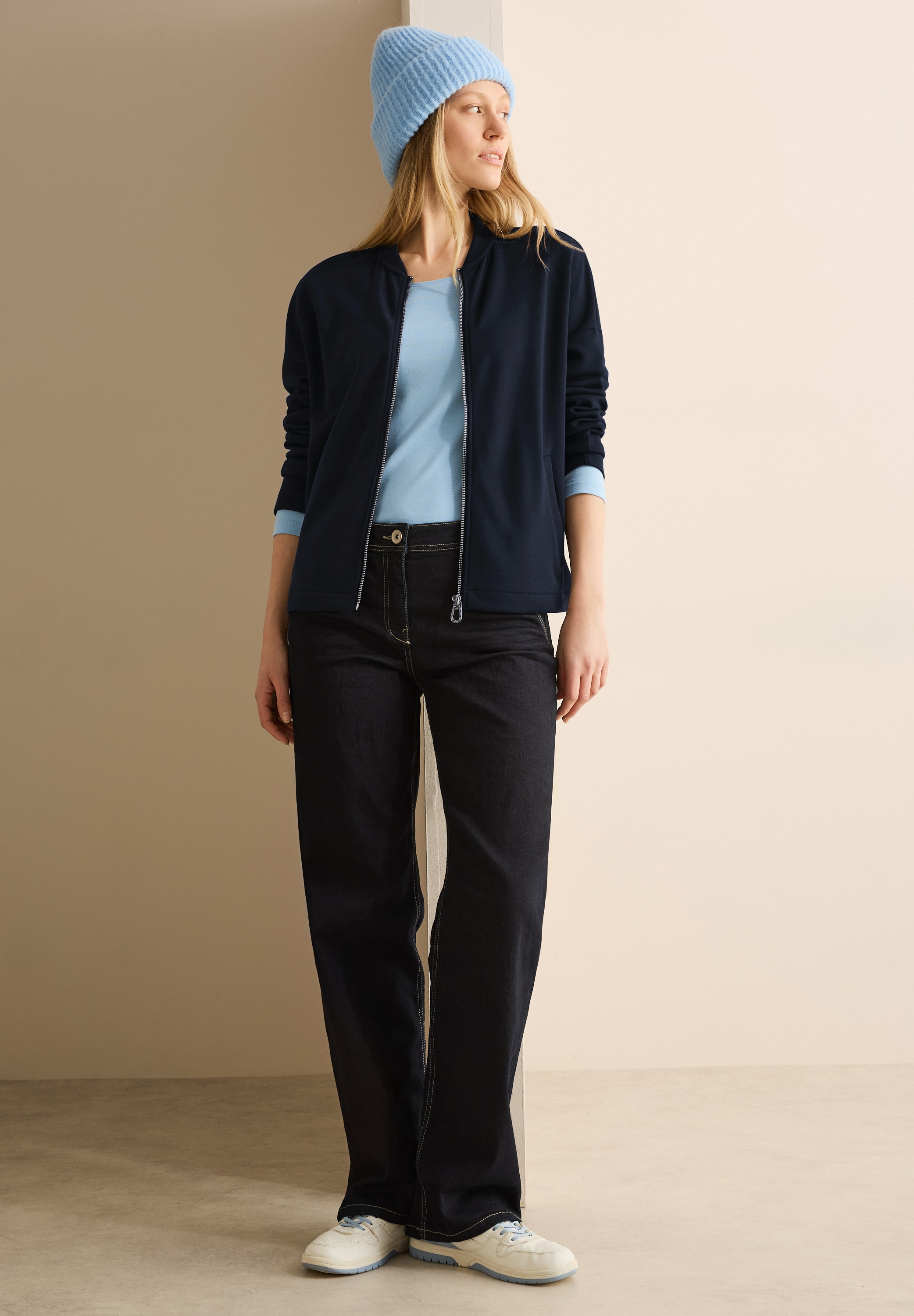 Cecil Sweatblazer, mit Taschen