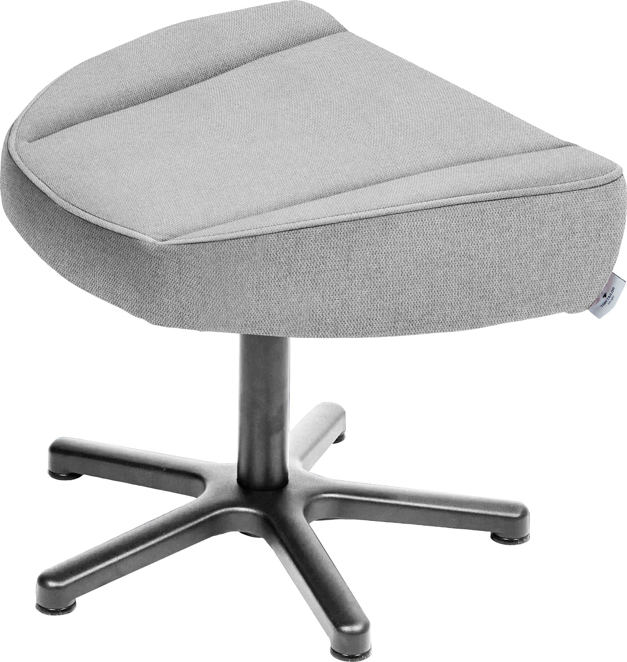 TOM TAILOR HOME Hocker »TOM PURE«, mit Metall-Drehfuß in Chrom