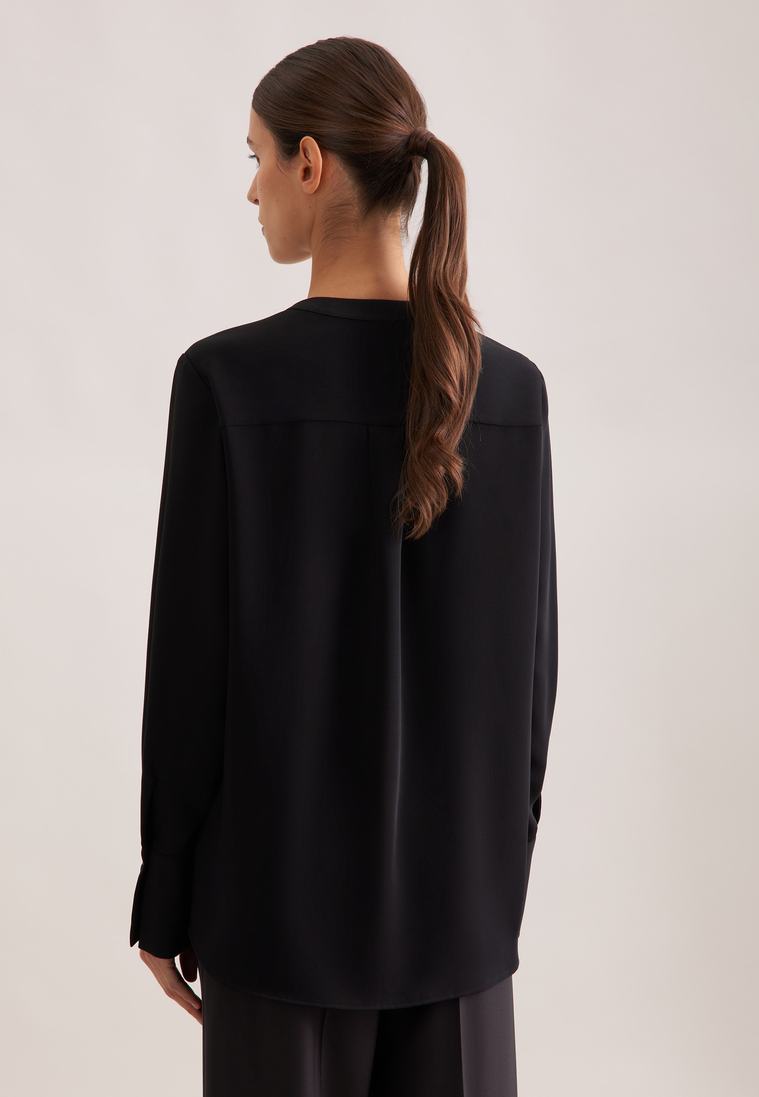 seidensticker Klassische Bluse »Schwarze Rose« Tunika Uni