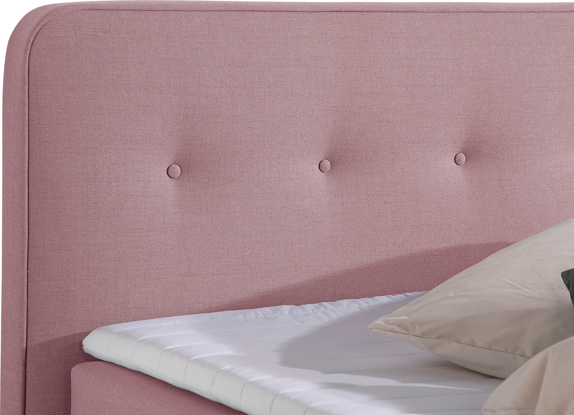 Home affaire Boxspringbett »Fargo«, in Überlänge 220 cm, mit Topper, 3 Ausführungen, 4, Breiten