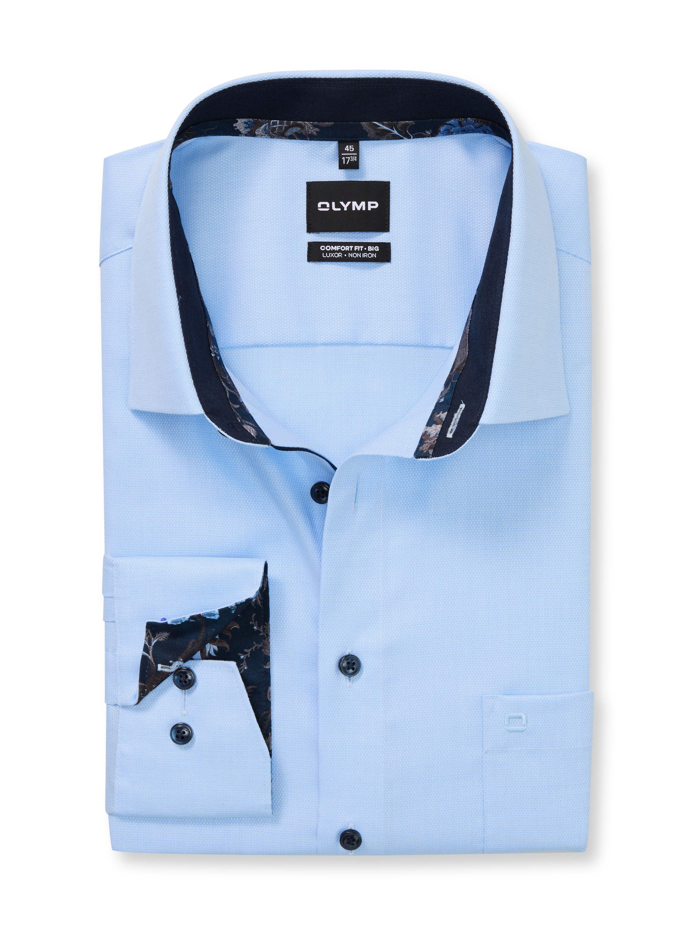 OLYMP Langarmhemd »Big & Tall«, Neue COMFORT FIT BIG Kollektion, Businesshemd