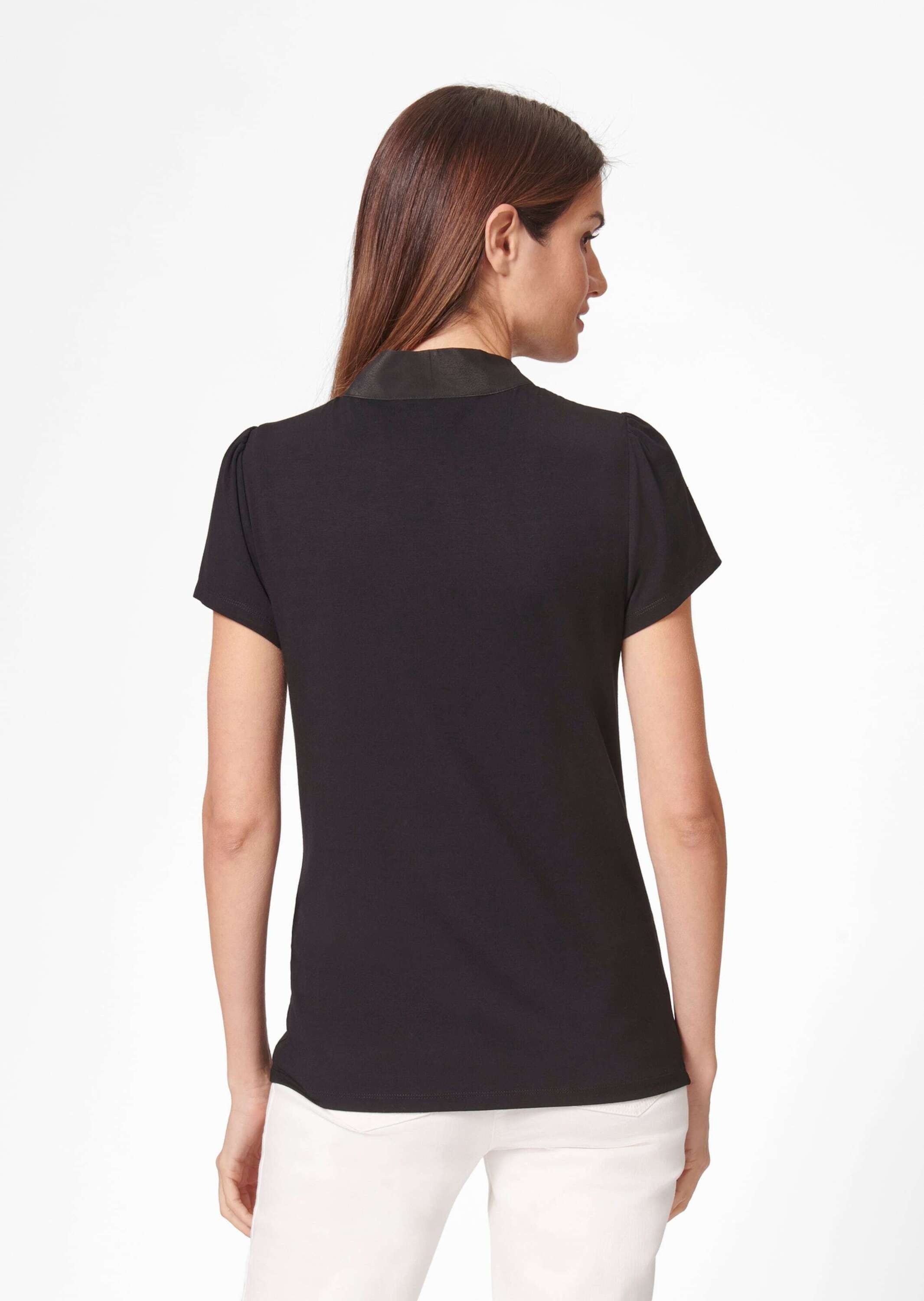 MADELEINE Kurzarmshirt »Blusenshirt Kurzarmoberteil mit Schluppe«