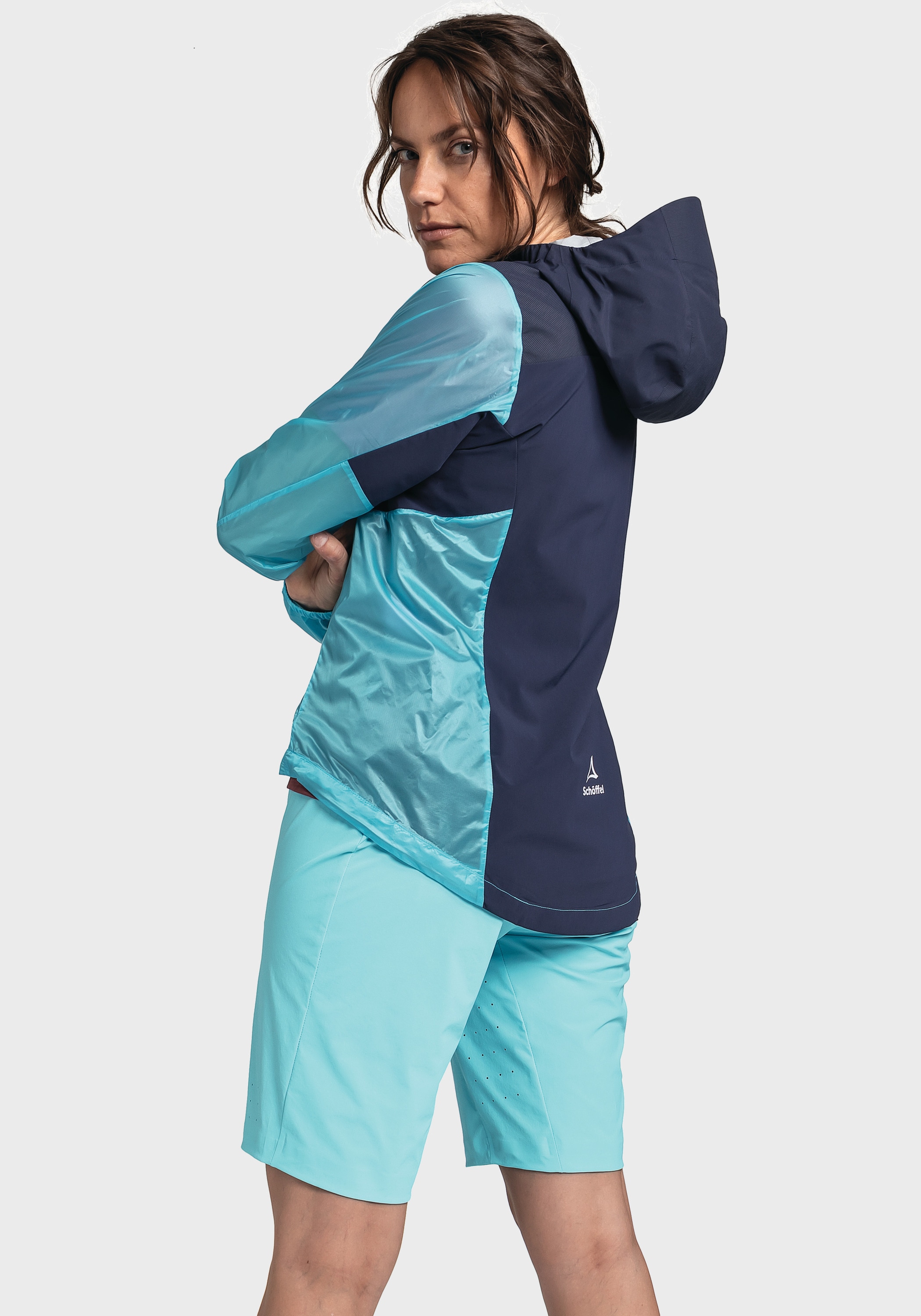 Schöffel Outdoorjacke »Hybrid Jkt Flow Trail L«, mit Kapuze