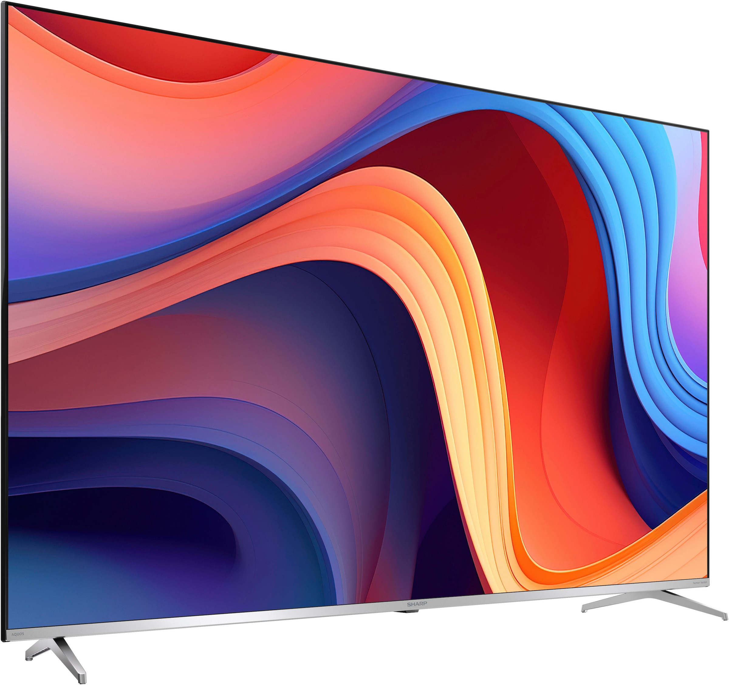 Sharp QLED-Fernseher »4T-C70GPx«, 4K Ultra HD, Google TV-Smart-TV