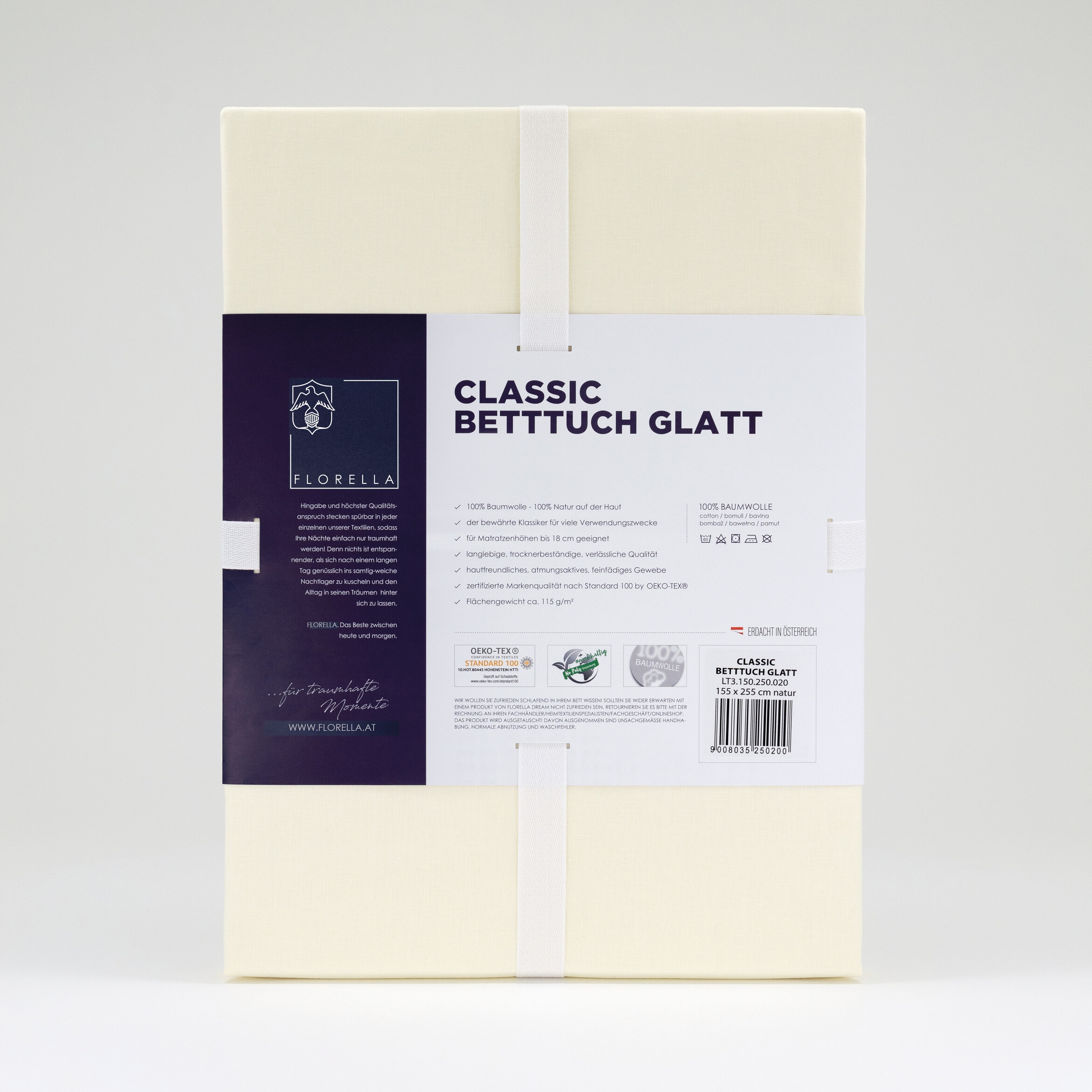 Betttuch »Classic glatt, luftig-leichte Sommerdecke«