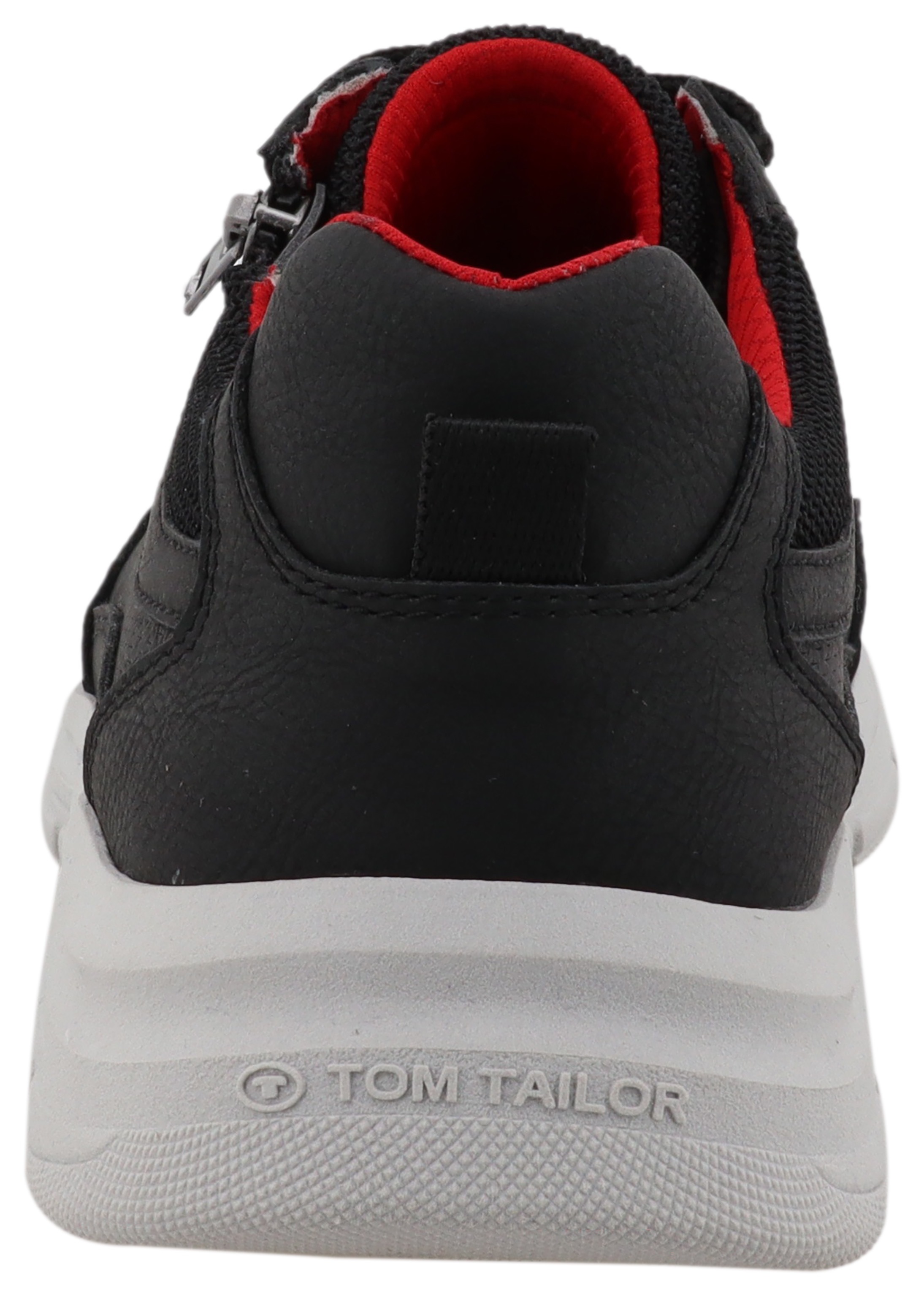 TOM TAILOR Sneaker, Freizeitschuh, Halbschuh, Schnürschuh mit Logoschriftzug