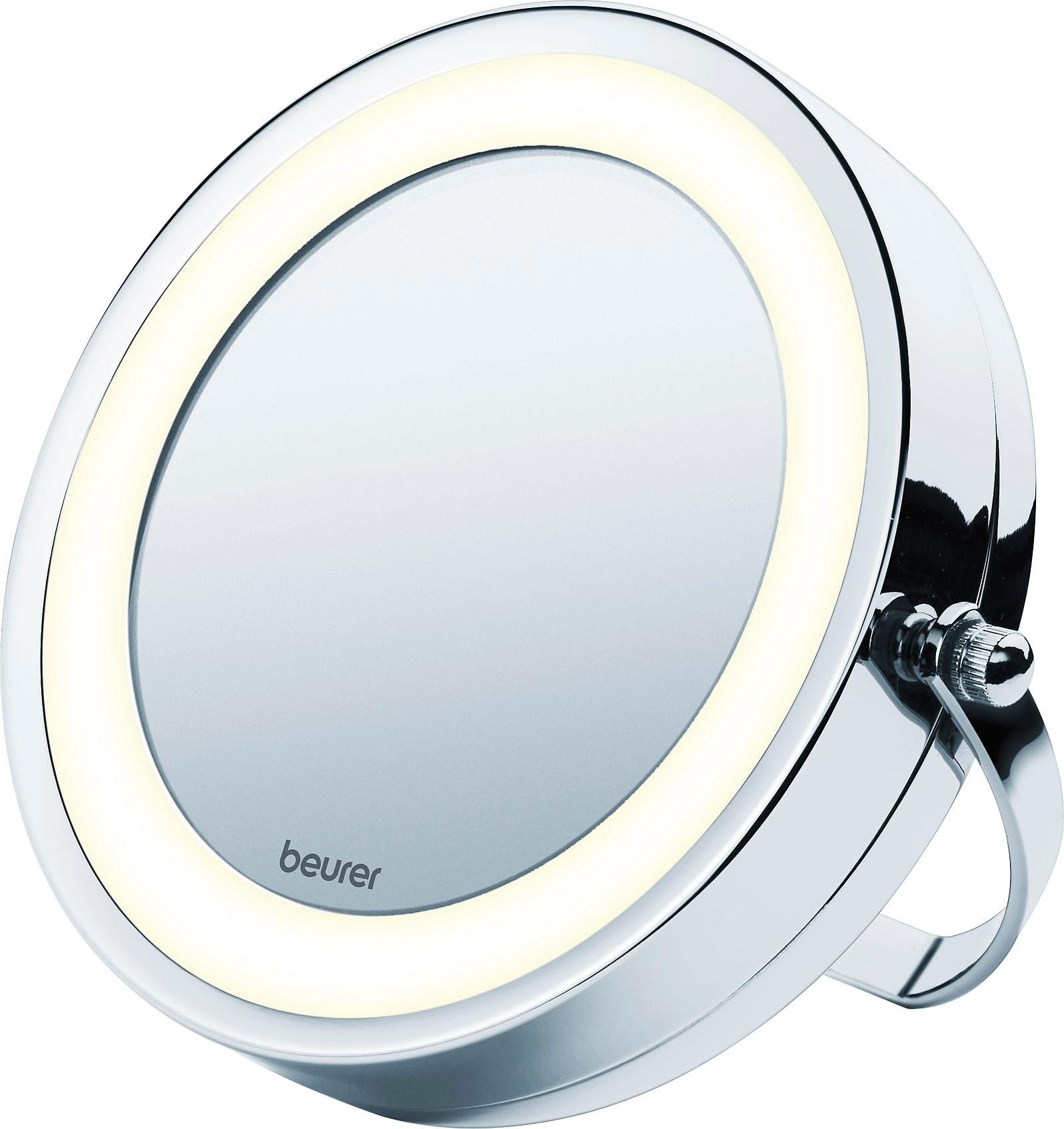BEURER Kosmetikspiegel »BS 59«, Drehbare Spiegelfläche (11cm) und helles LED-Licht