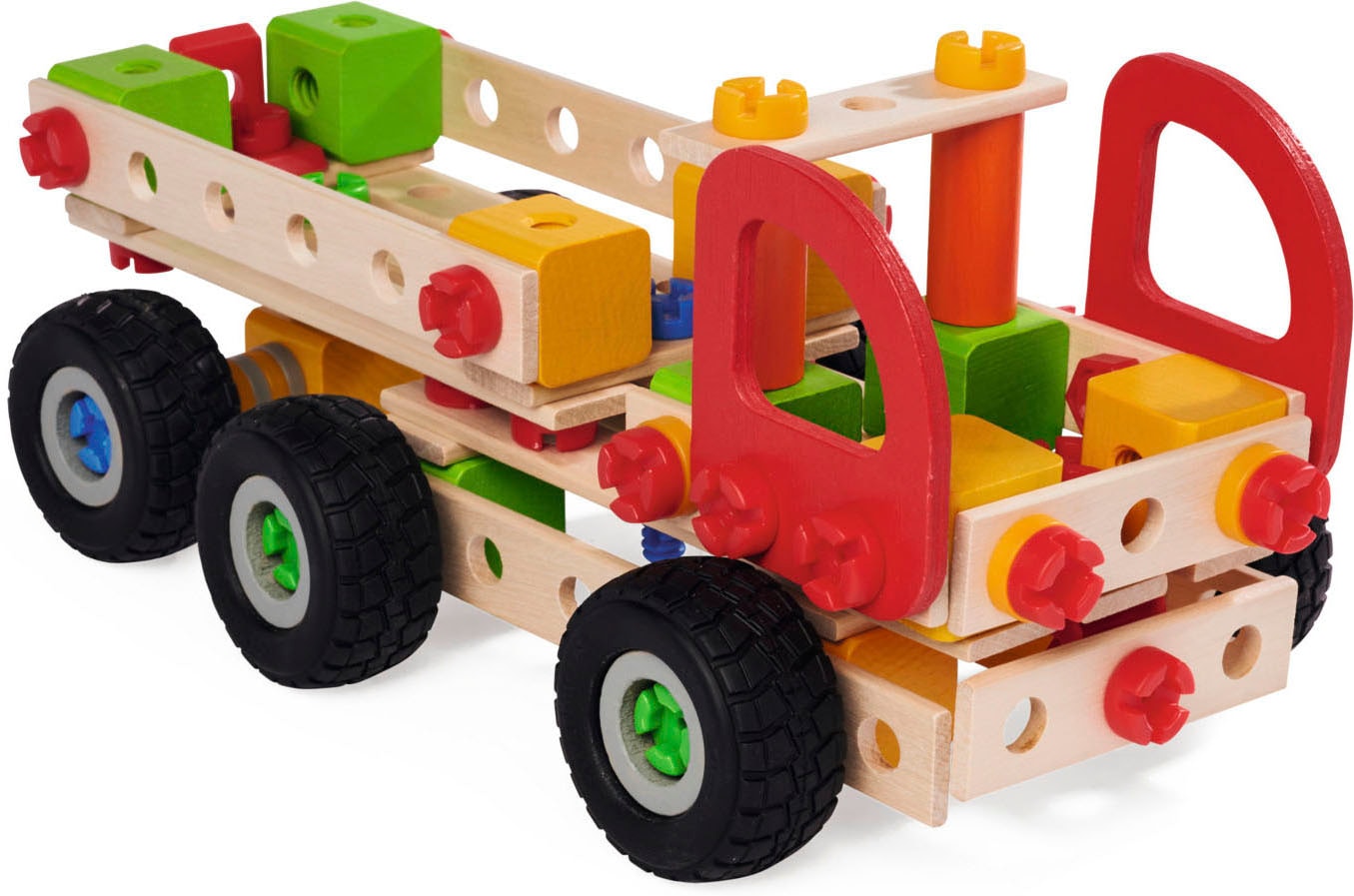 Eichhorn Konstruktionsspielsteine »Constructor, LKWs«, (135 St.), Made in Germany, FSC®- schützt Wald - weltweit