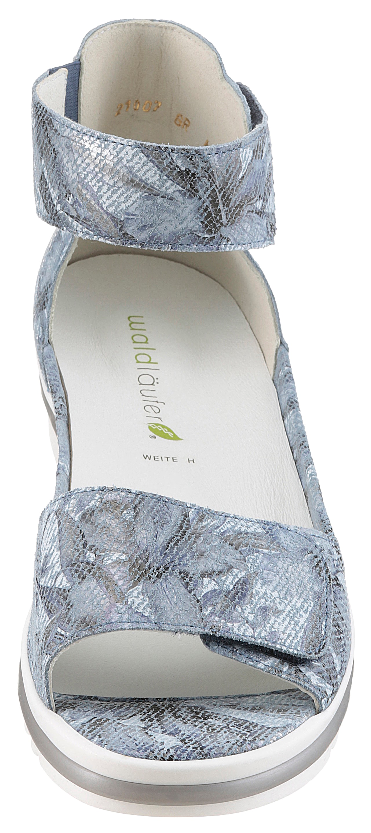 Waldläufer Plateausandale »HAKURA«, Sandalette, Sommerschuh, Bequemschuh mit Klettverschlüsse, H-Weite