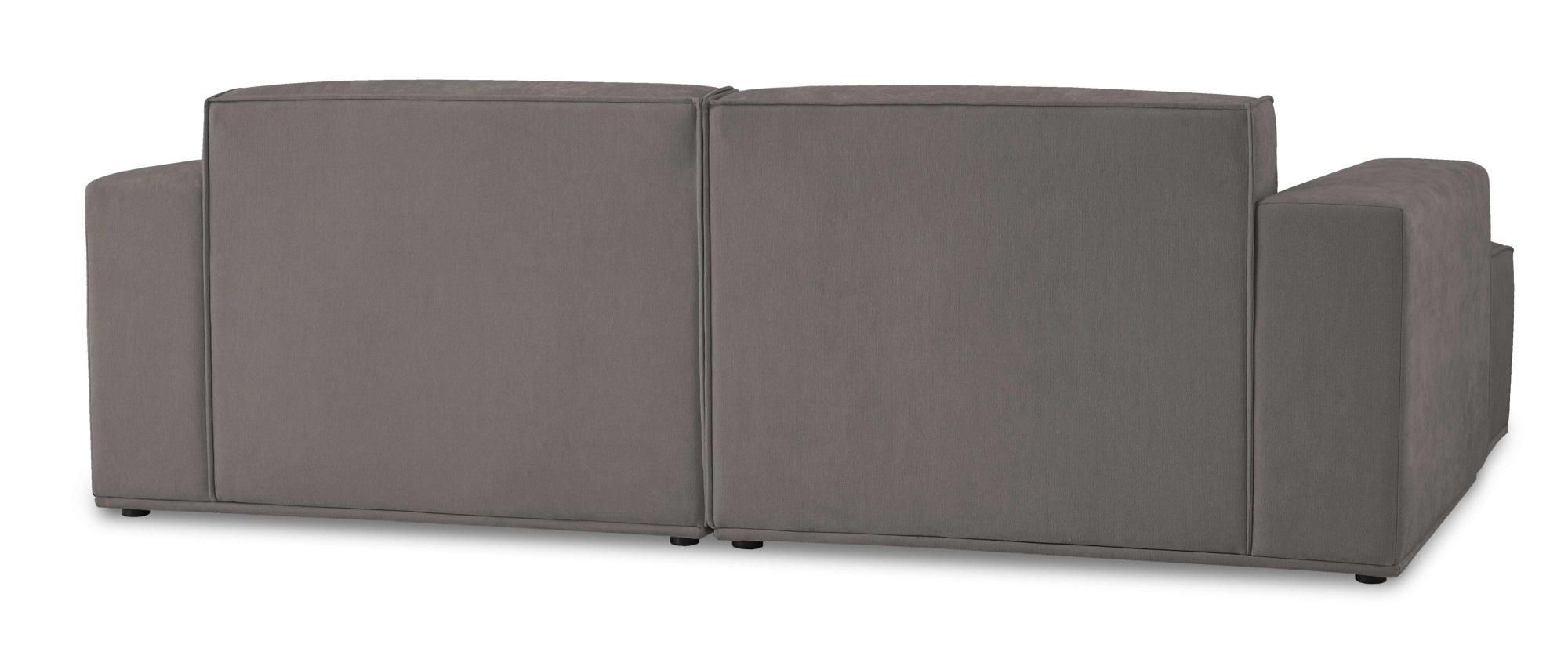 Home affaire Ecksofa »Avelin, 228 cm, L-Form, Chenille, Struktur-Boucle«, mit Wellenunterfederung, Kedernaht, bodentief, Skandi-Design