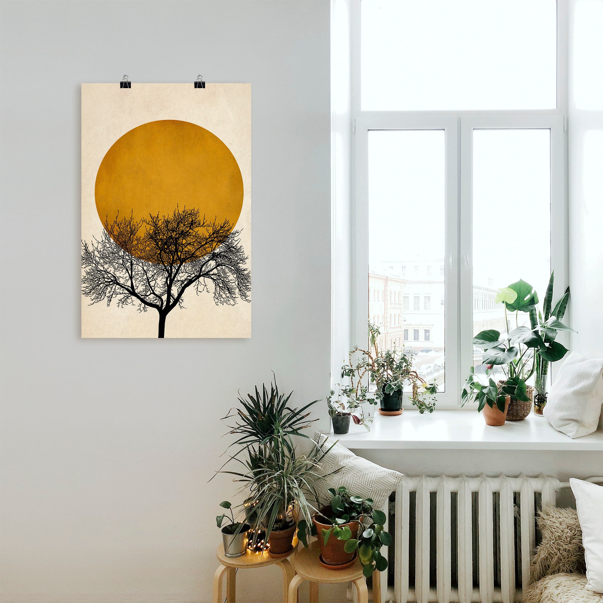 Artland Poster »Wintermorgen« Baumbilder 1 Stk. tlg. ohne Rahmen