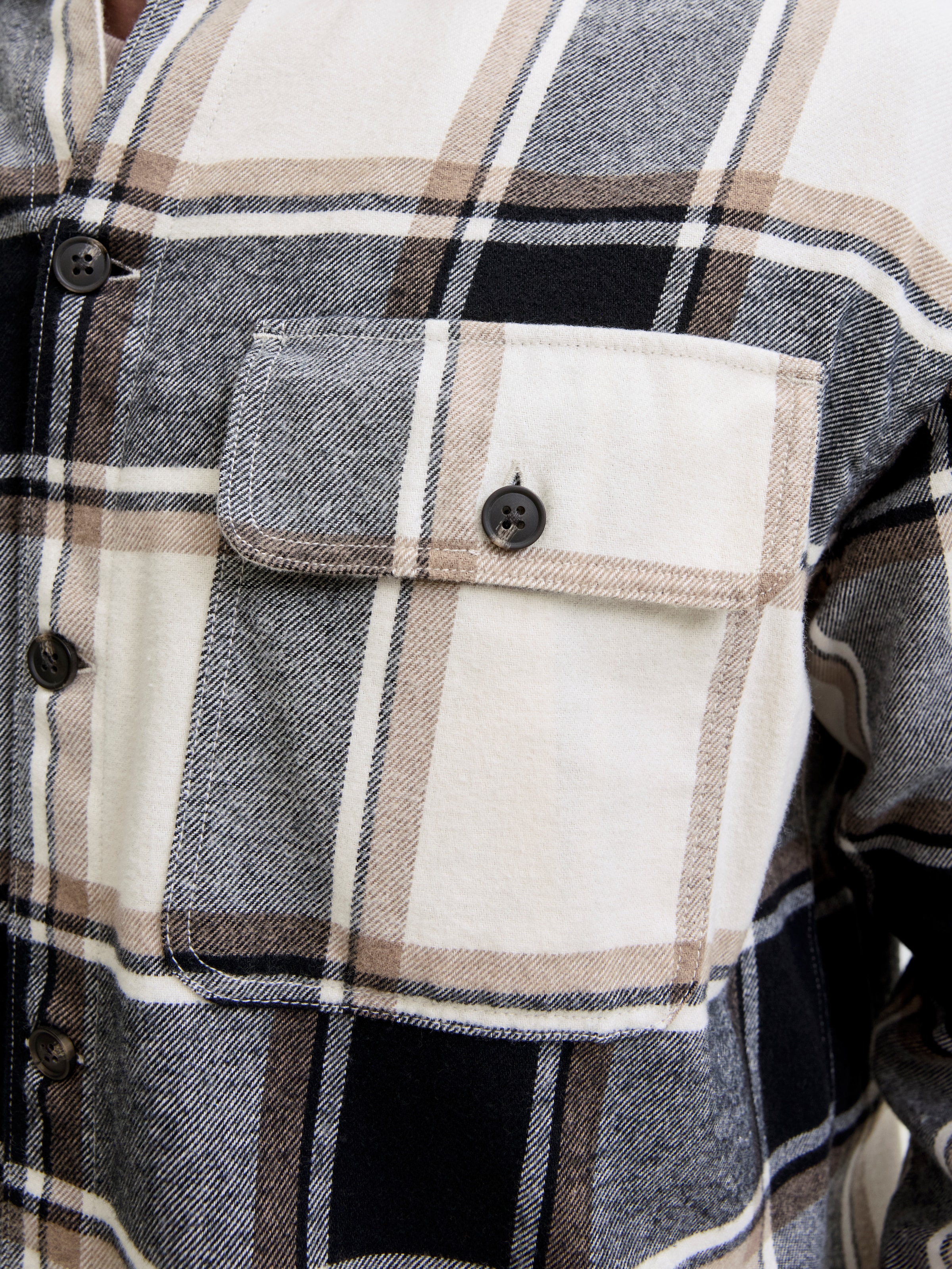Jack & Jones PlusSize Langarmhemd »JJECHARGE OVERSHIRT LS SN PLS«