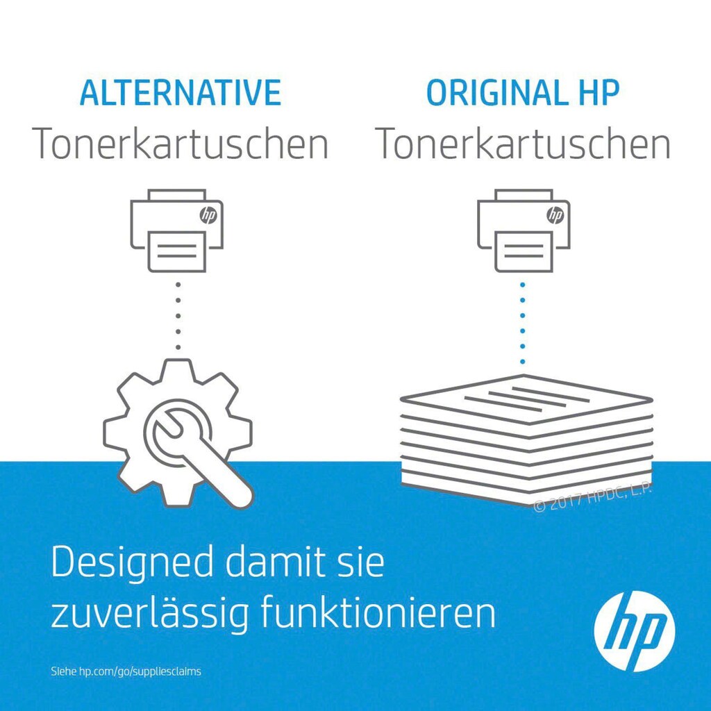 HP Tintenpatrone »415A«, (Packung, 1 St.), original LaserJet Toner Kartusche schwarz 415