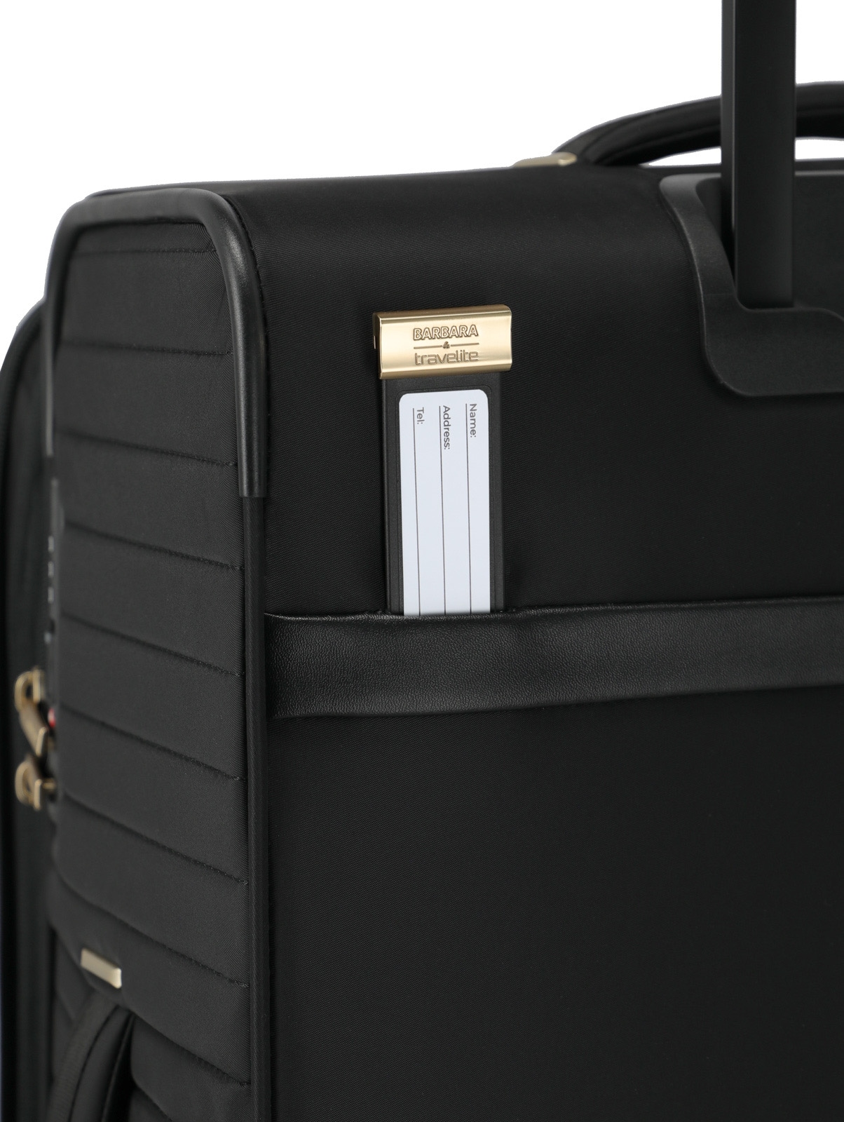 travelite Weichgepäck-Trolley »BARBARA STEPP Weichgepäck-Koffer« 40 l 4 Rollen Volumenerweiterung und Schlüsselanhänger – stylisches Reisegepäck