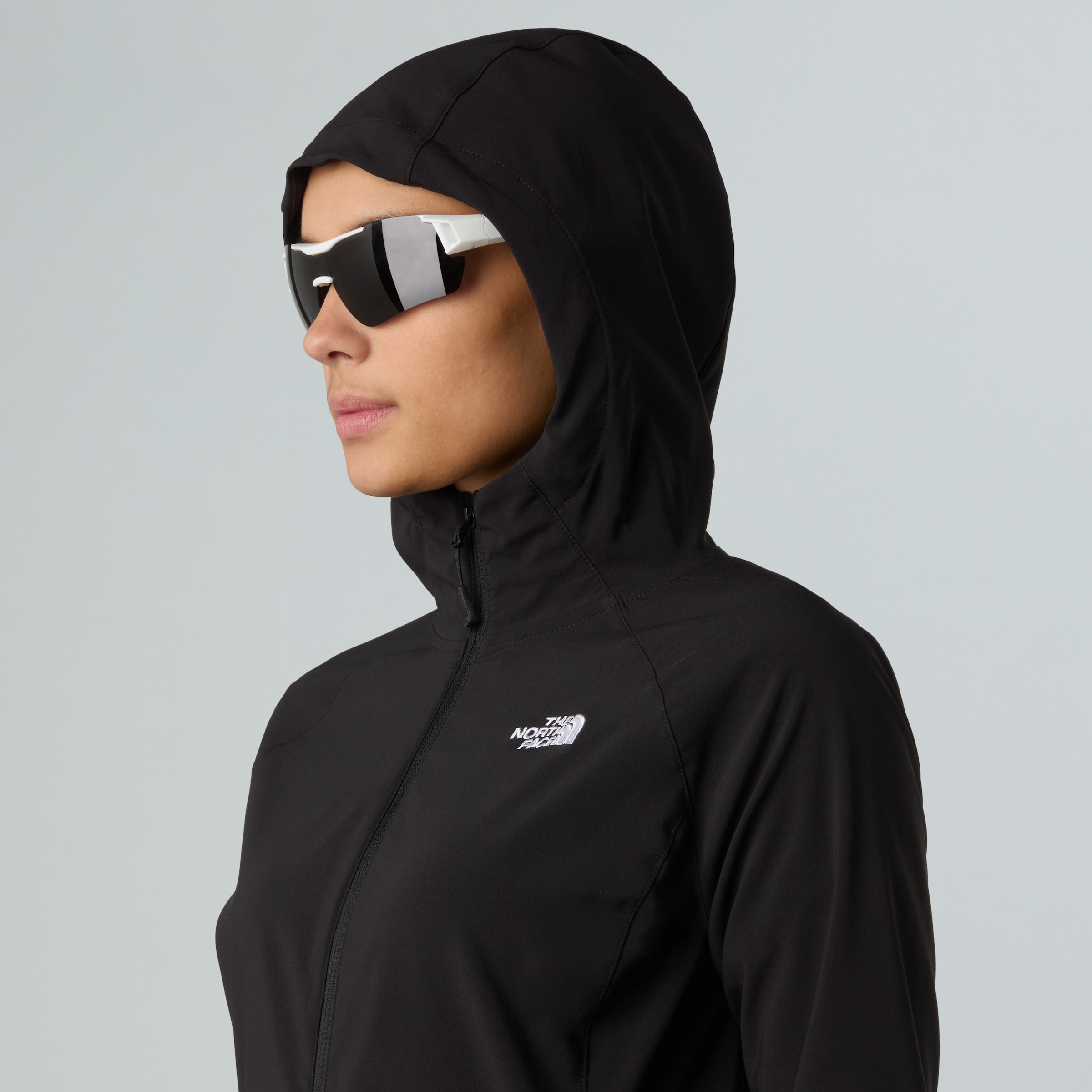 The North Face Funktionsjacke »W NIMBLE HOODIE - EU«, (1 St.), Stretch, atmungsaktiv, leicht – Übergangsjacke