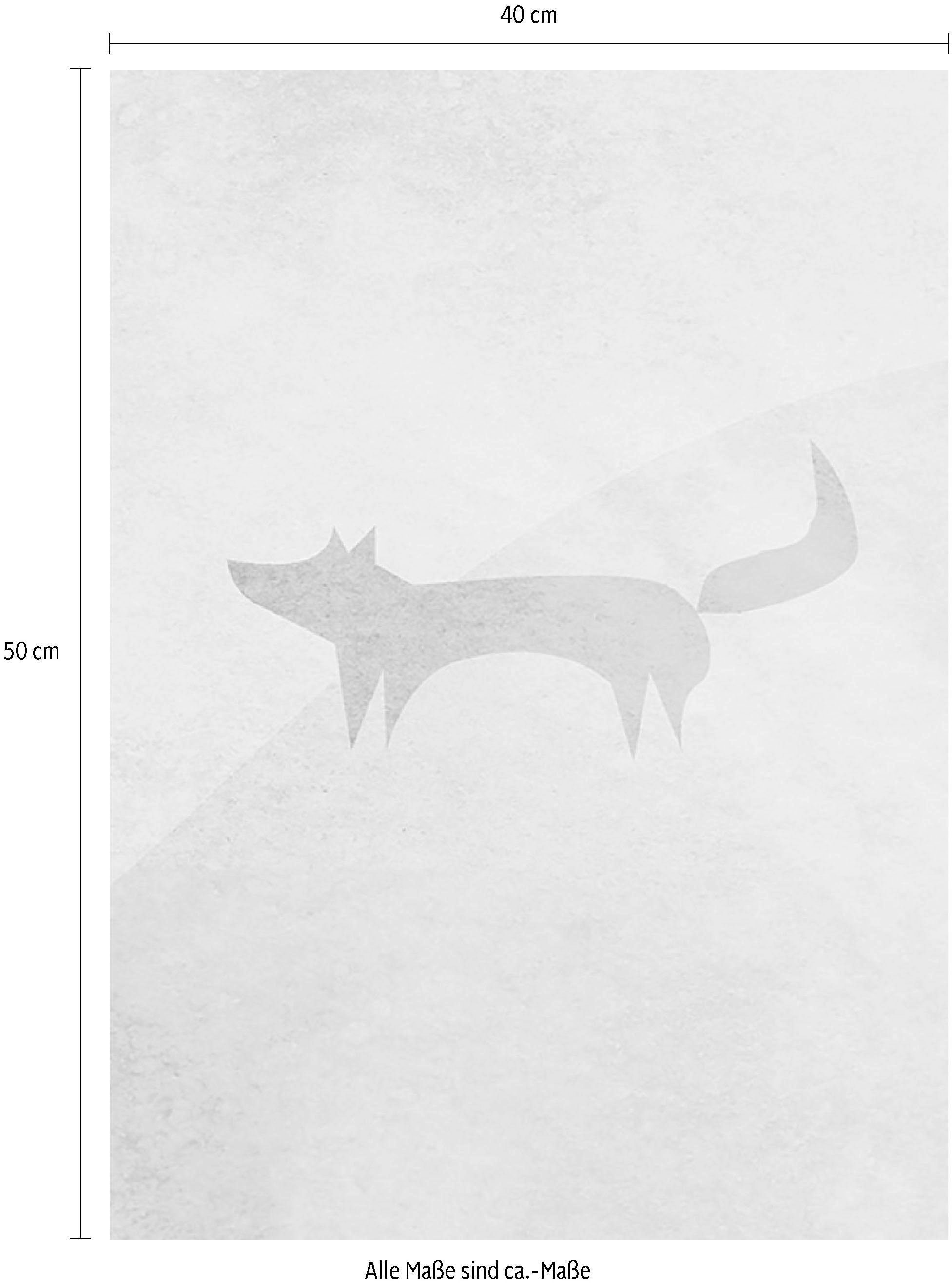 Komar Poster »Wild and Free Fox«, Tiere, (1 St.), Kinderzimmer, Schlafzimmer, Wohnzimmer