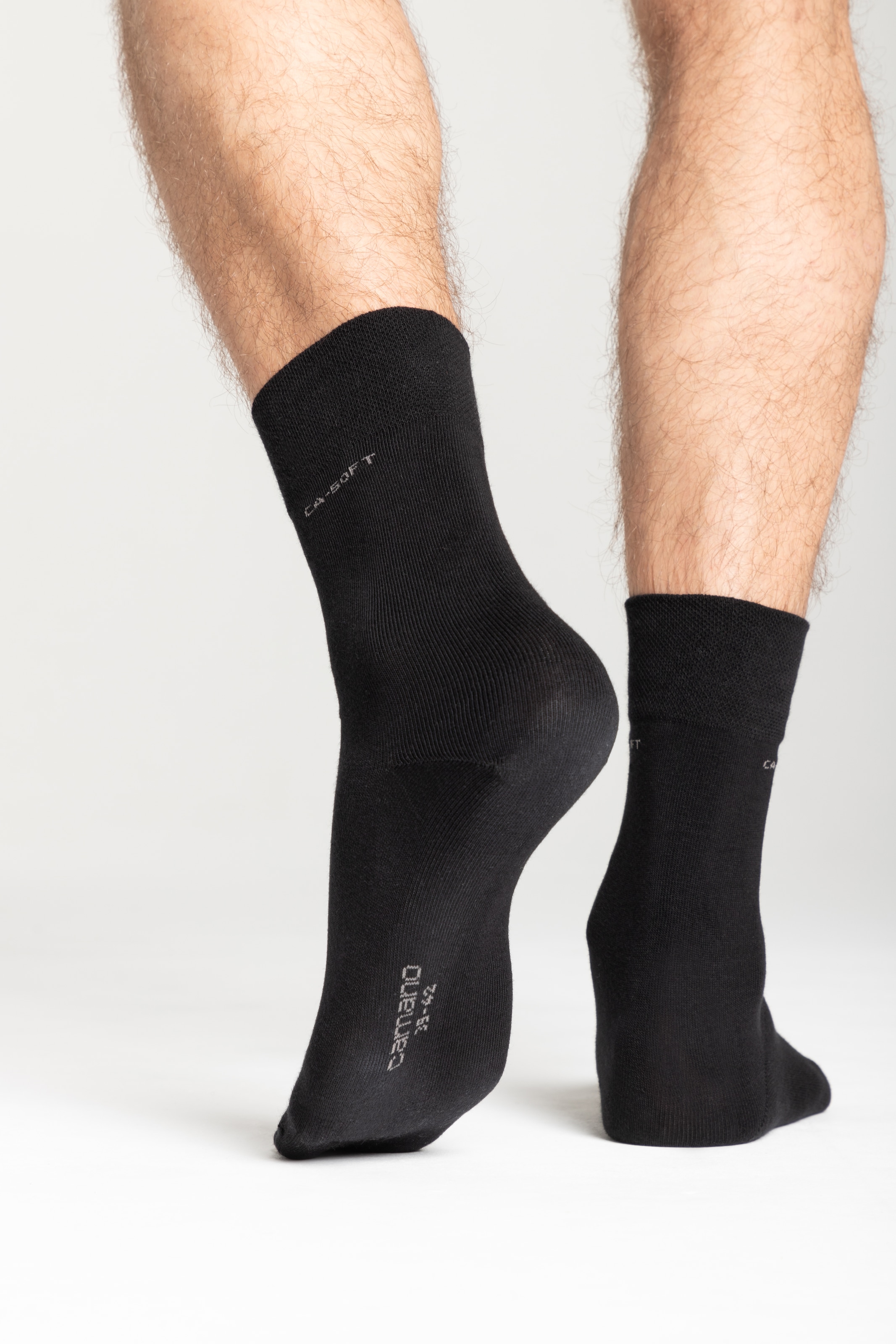Camano Socken »ca-soft«, (4 Paar), mit verstärktem Fersen- und Zehenbereich