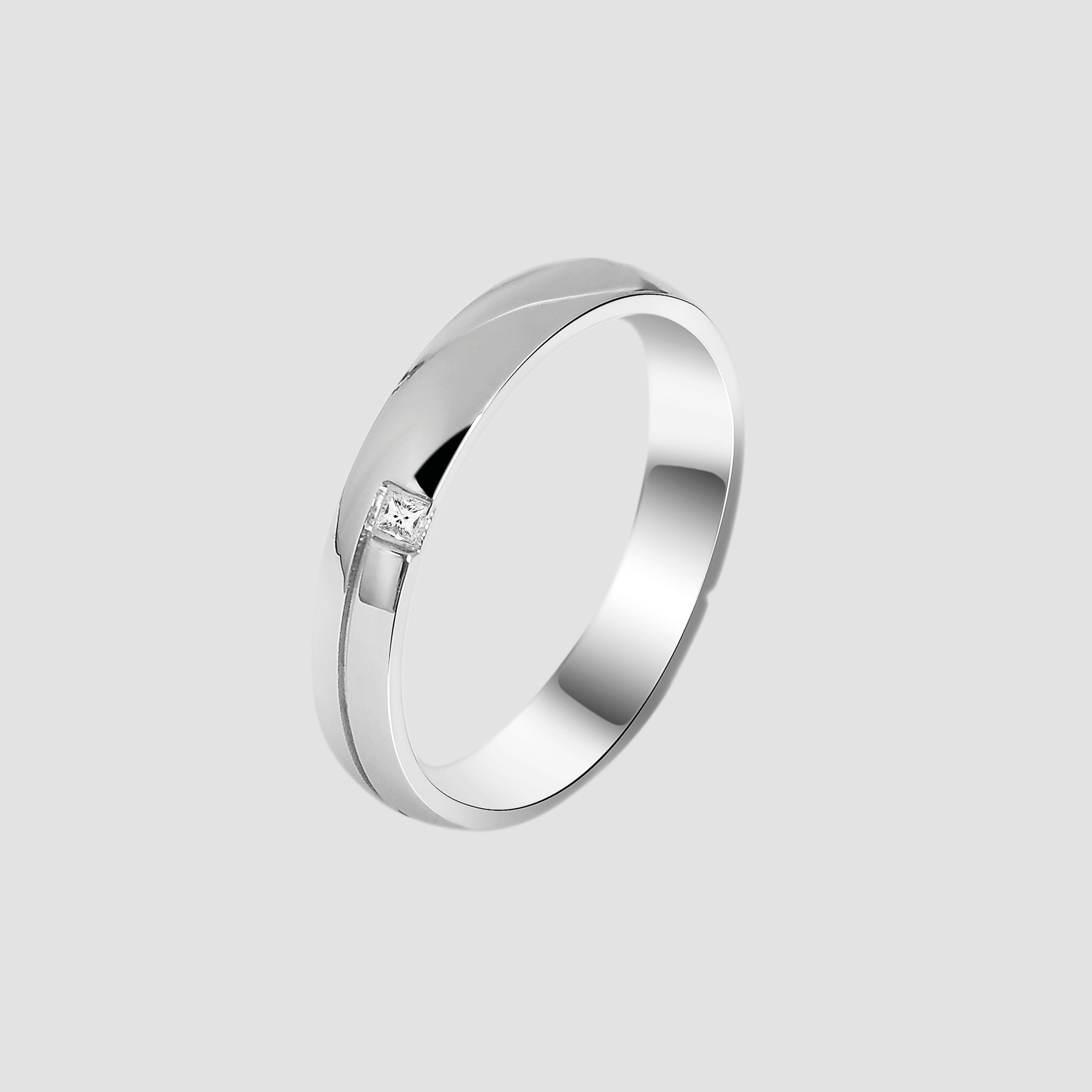 Adelia´s Fingerring »Damen Ring aus Edelstahl mit Strass Steinchen«