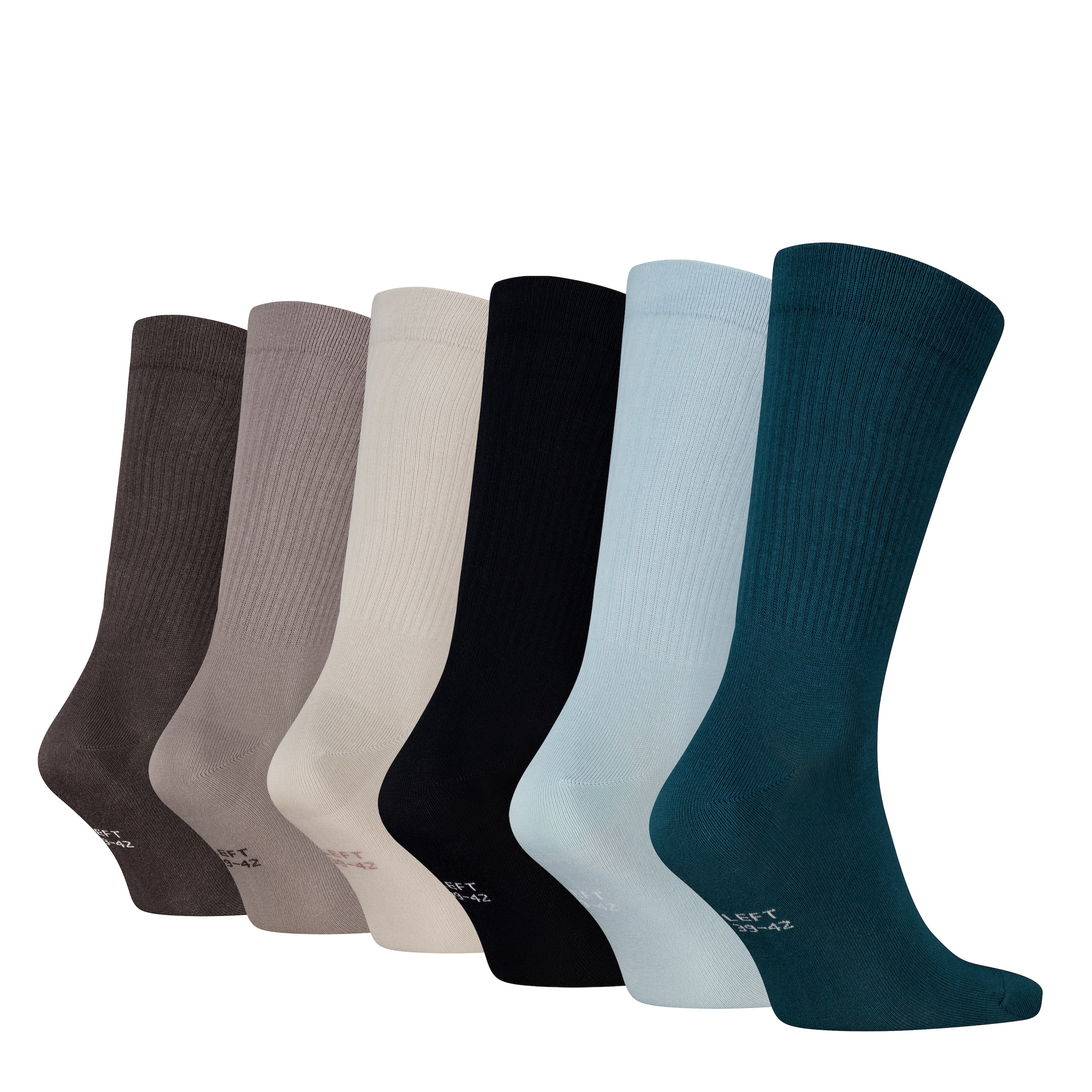 PUMA Socken 6 Paar tlg. mit Rippenbündchen, Logo und Schriftzug