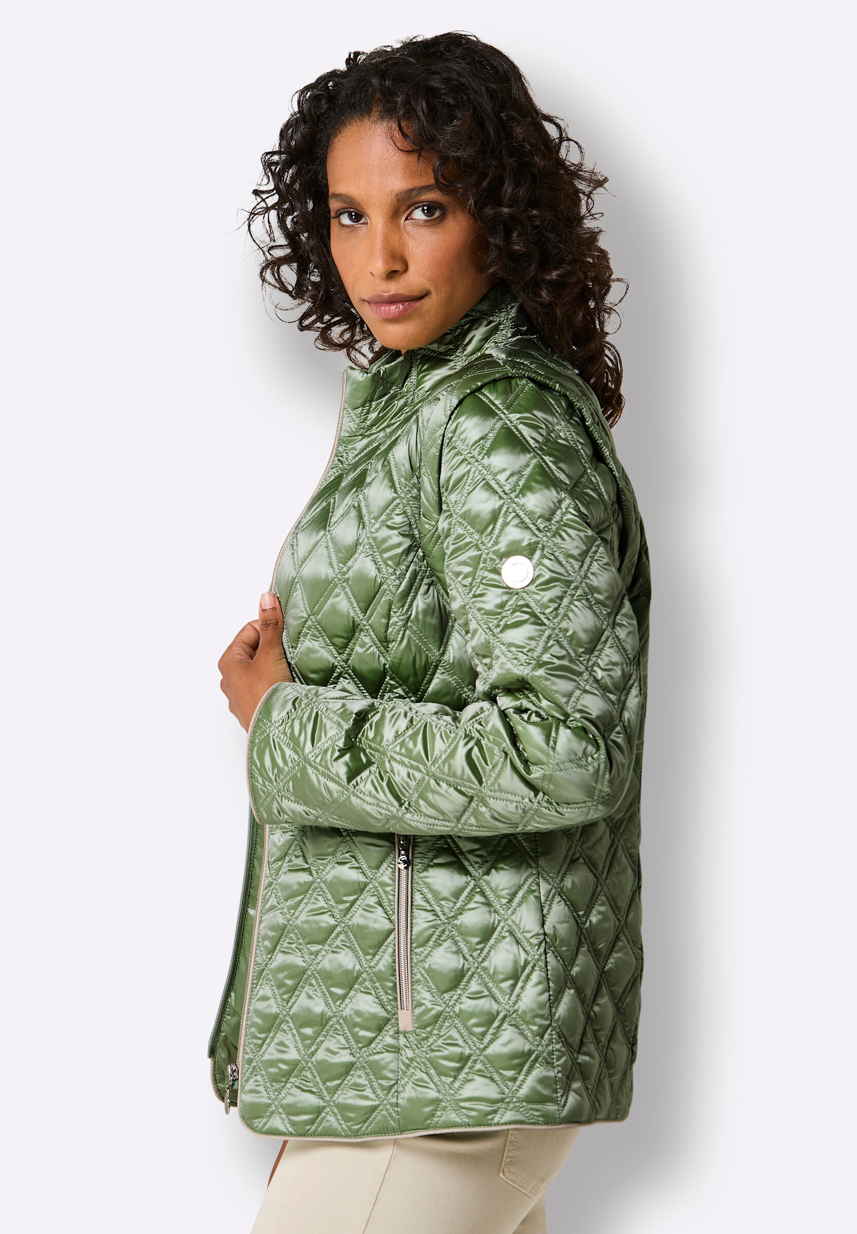 creation L Daunenjacke »Daunen-Steppjacke Leichtdaunenjacke mit 2 Tragevarianten«