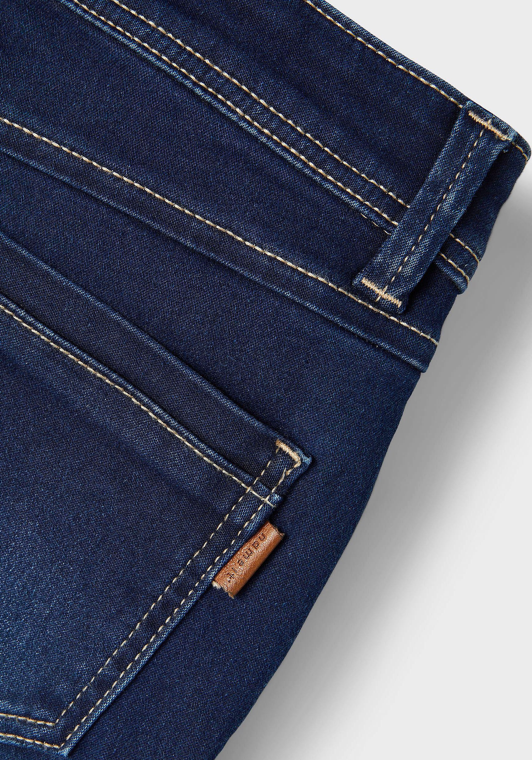 Name It Slim-fit-Jeans »NKMSILAS XSLIM JEANS 2002-TX NOOS« slim fit, Denim, Abriebeffekte, angesetztes Bündchen