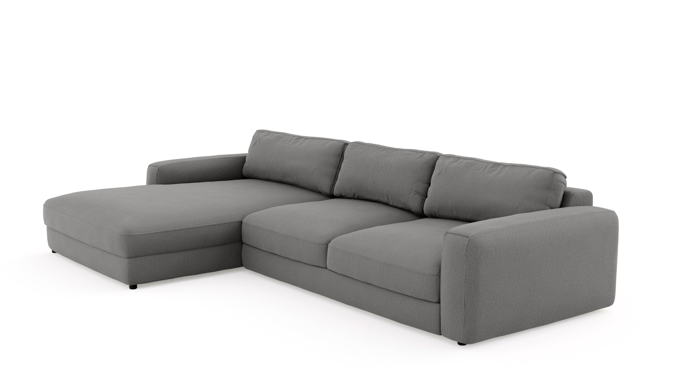 Places of Style Ecksofa »Bloomfield, L-Form«, wahlweise mit Bettfunktion und Bettkasten