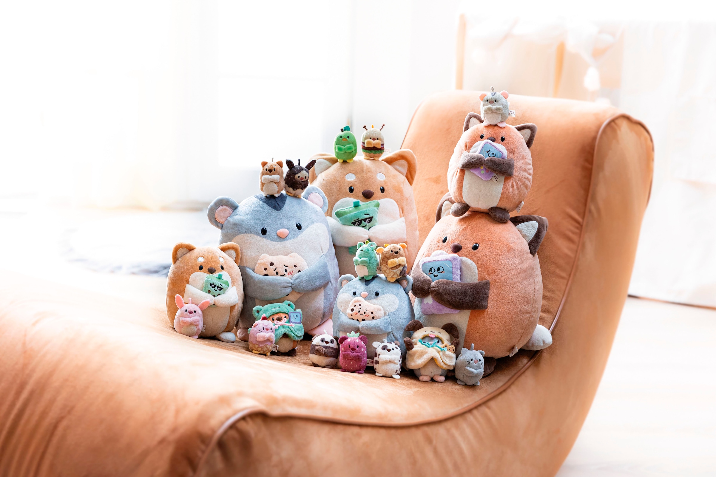 Nici Kuscheltier »mymochi, Hund Hiro 27 cm mit Bubble Tea«