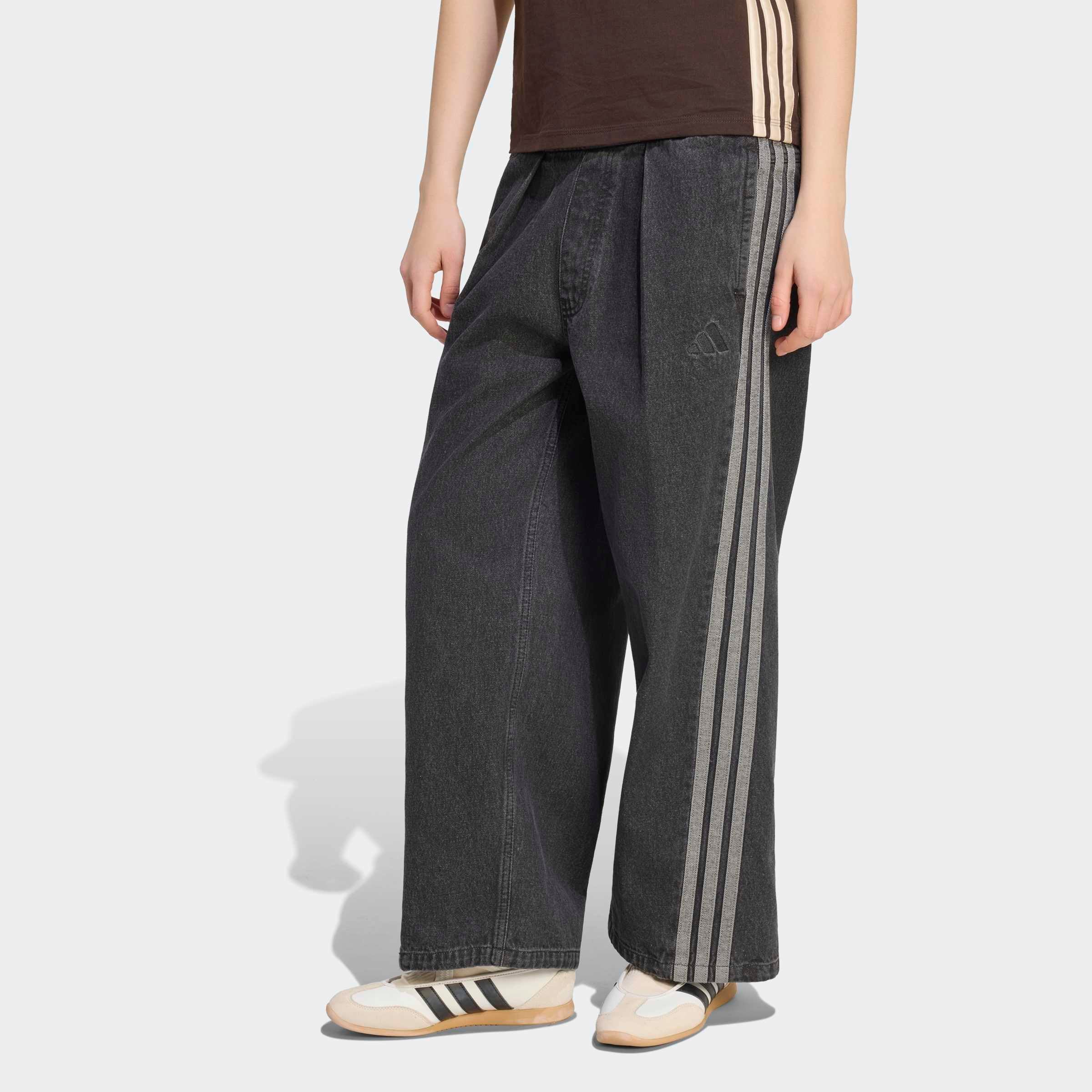 adidas Sportswear Sporthose »STADIUM, LOCKERE PASSFORM, VERWASCHENE OPTIK«  mit lockerer Passform, aus Baumwolle