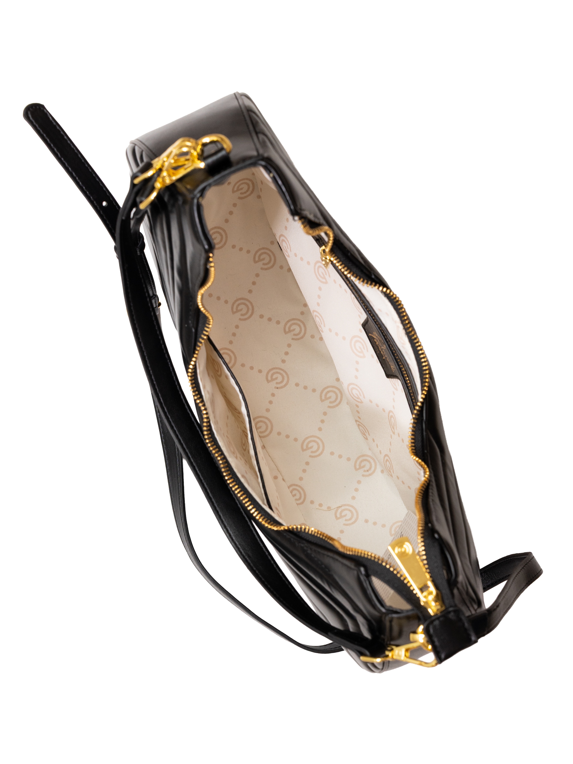 Gabriella GUCCI Hobo »JENNIFER« Damen Henkeltasche, Schultertasche, Umhängetasche mit vielen Details