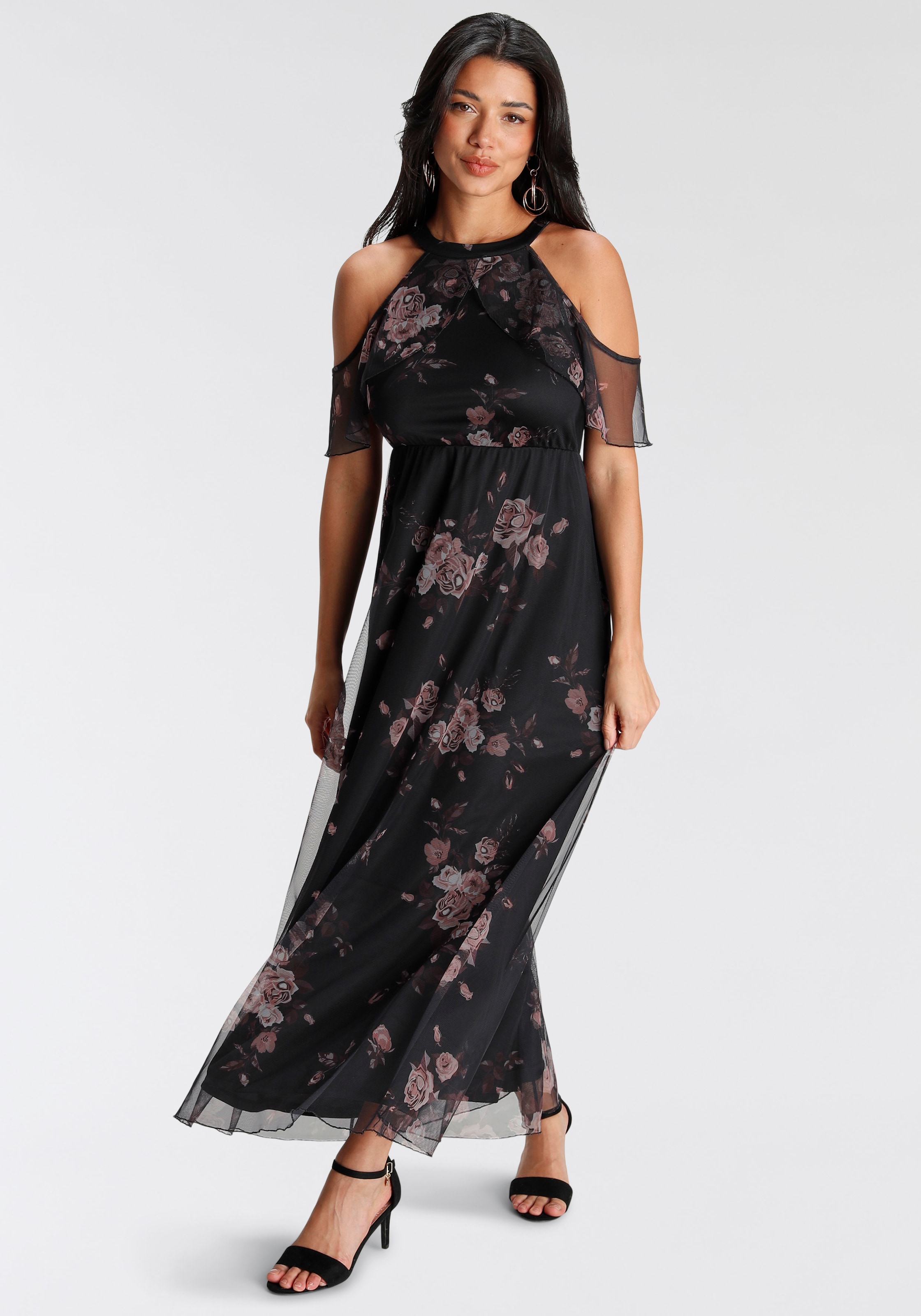 OTTO Shop Mesh Online weichem Abendkleid, aus Melrose im