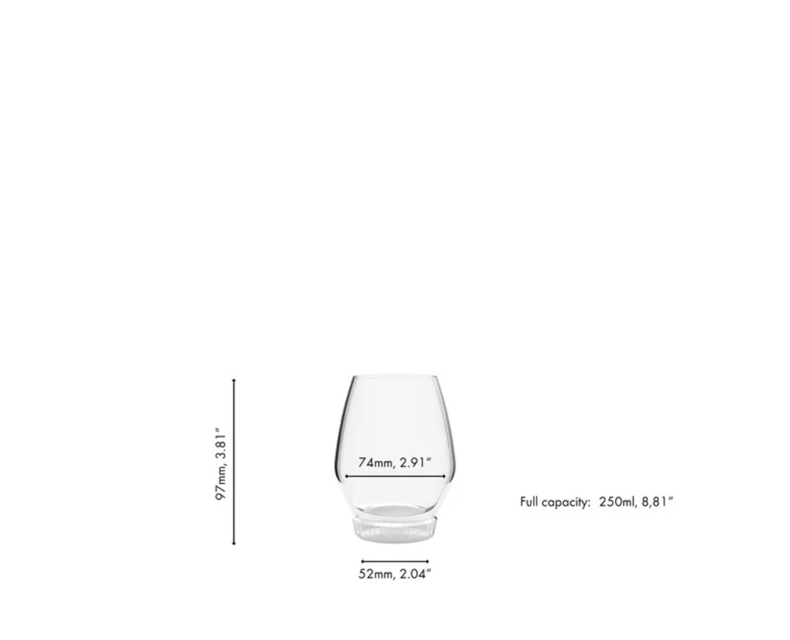 RIEDEL THE WINE GLASS COMPANY Whiskyglas »Bourbon Gläser All American 250 ml 2er Set transparent« Spülmaschinenfest