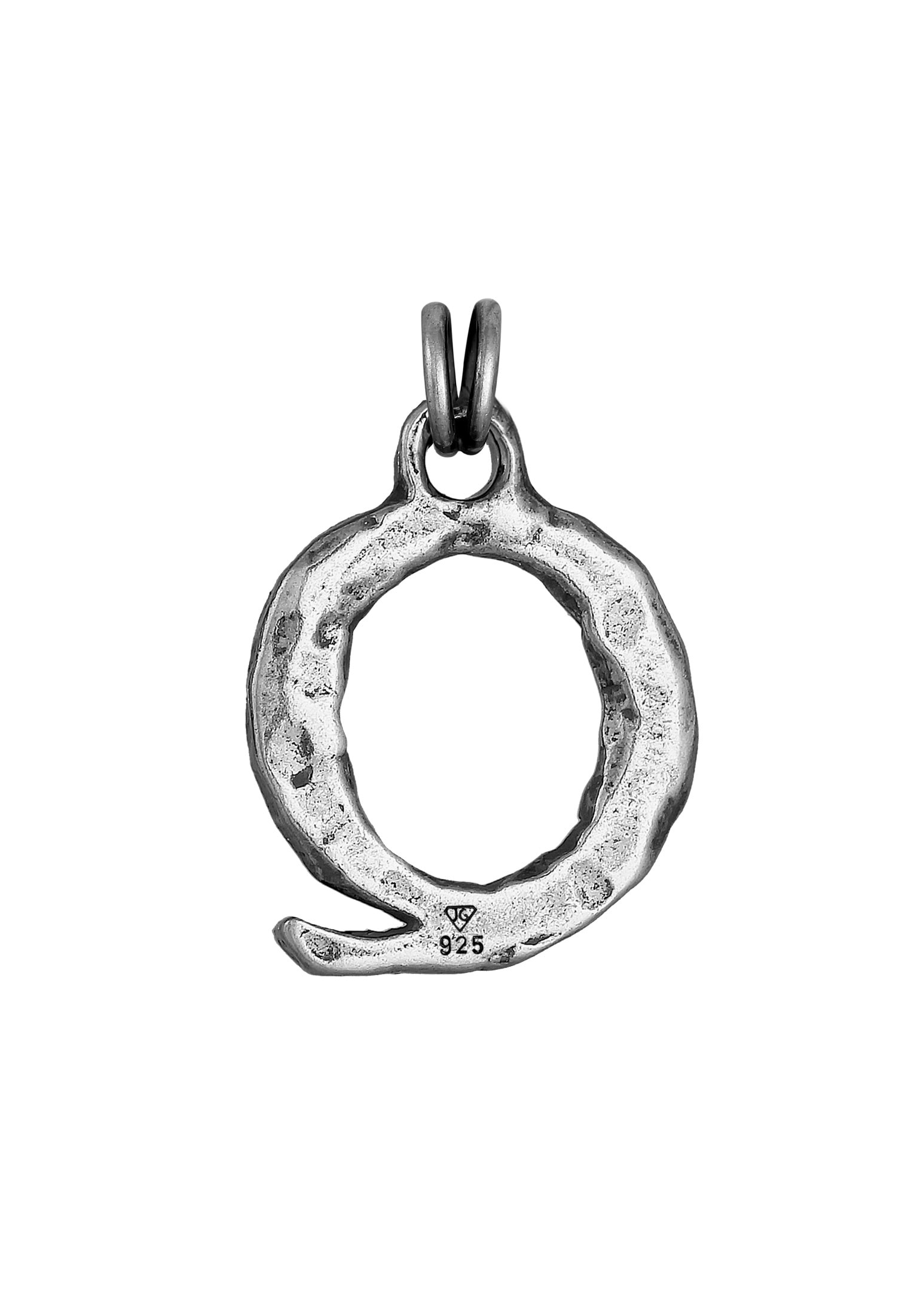 HAZE & GLORY Medallionanhänger »Anhänger Buchstabe - Q Vintage Style 925 Silber«