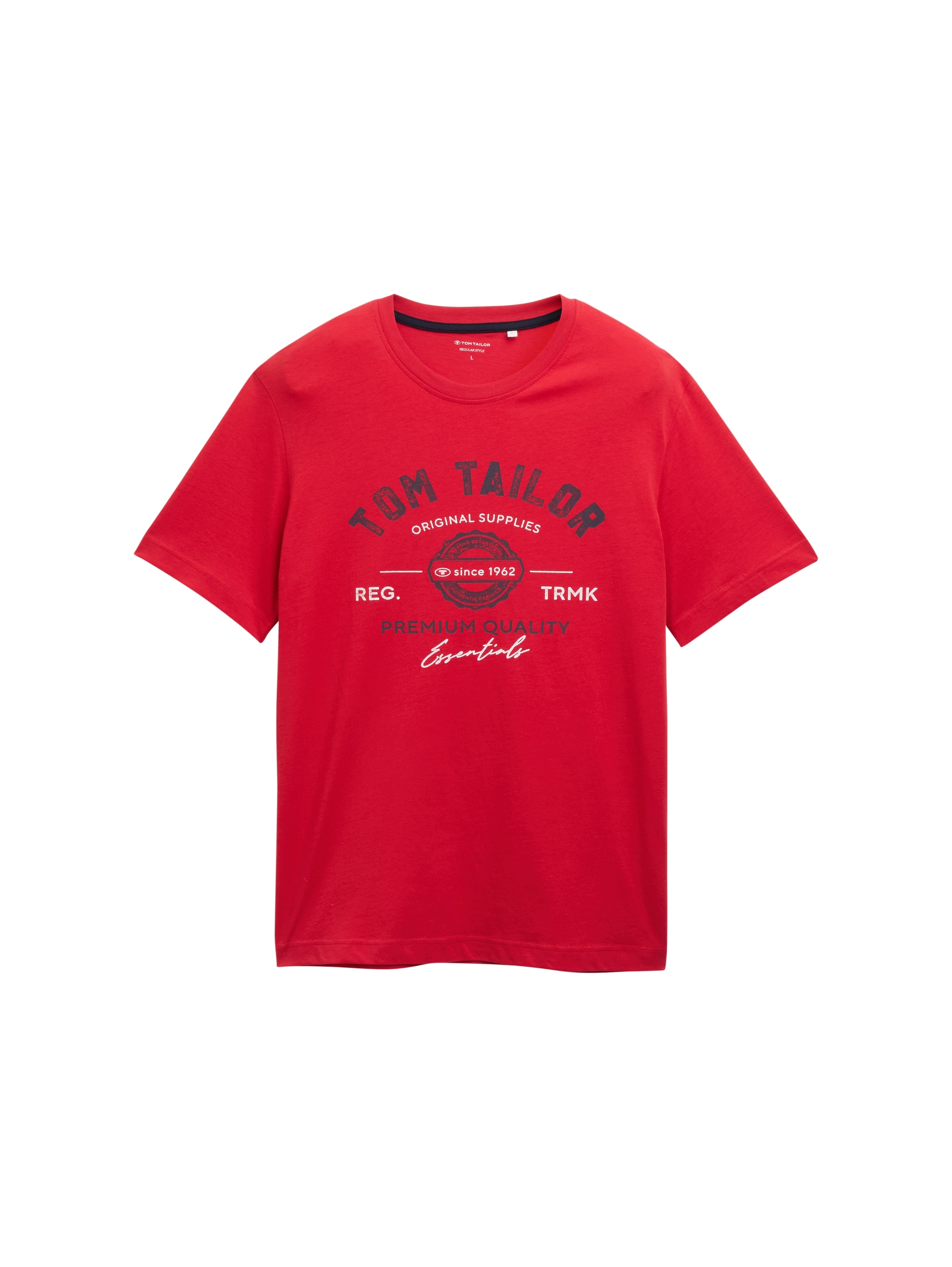 TOM TAILOR T-Shirt mit großem Logofrontprint
