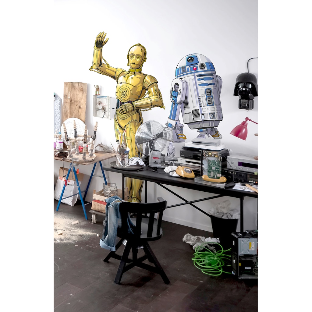 Komar Vliestapete »Star Wars XXL C-3PO«, 127x200 cm (Breite x Höhe), selbstklebendes Vlies