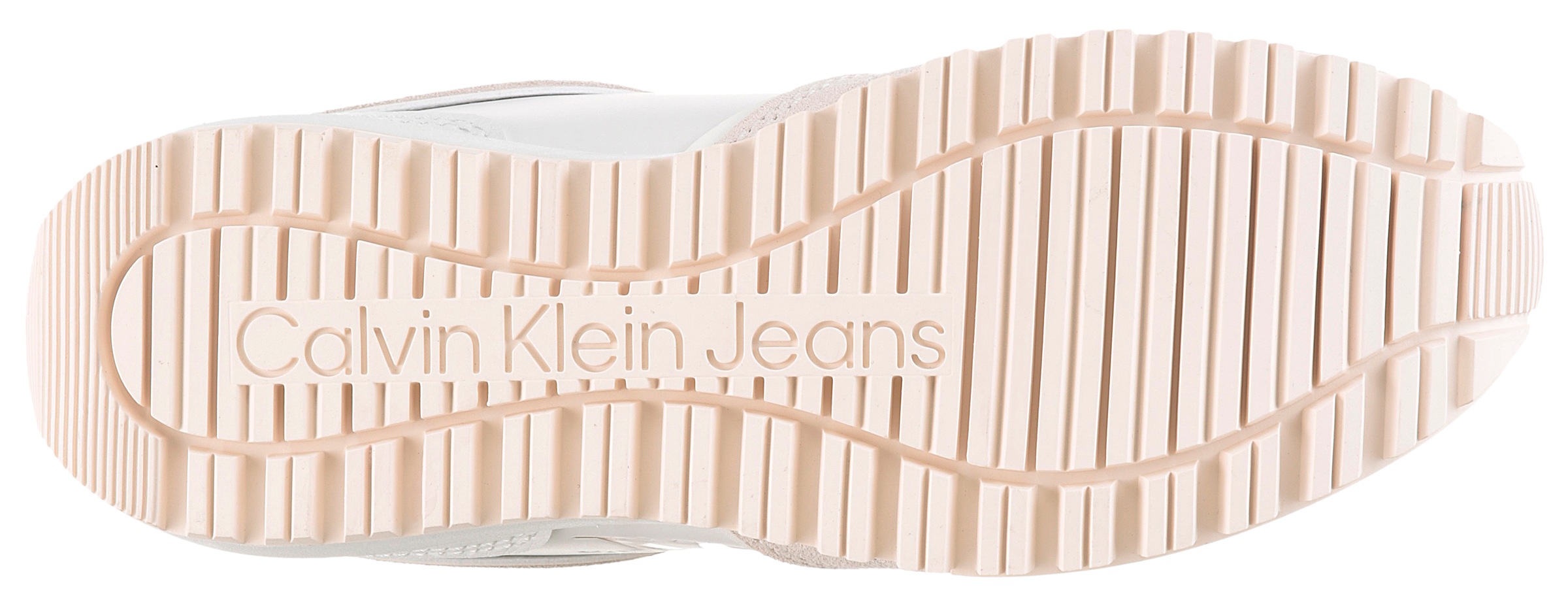 Calvin Klein Jeans Keilsneaker »TOOTHY RUNNER LACEUP MIX«  Schnürschuh, Halbschuh, Freizeitschuh mit Profilsohle