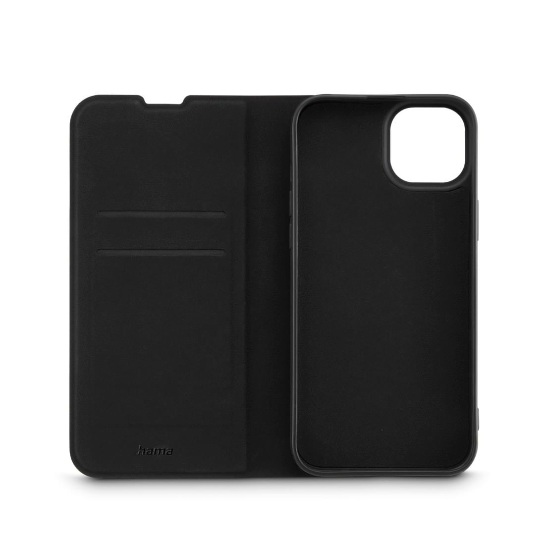 Hama Smartphone-Hülle »Handytasche Booklet für Apple iPhone 15 Plus mit Kartenfächer, Schwarz«, iPhone 15 Plus
