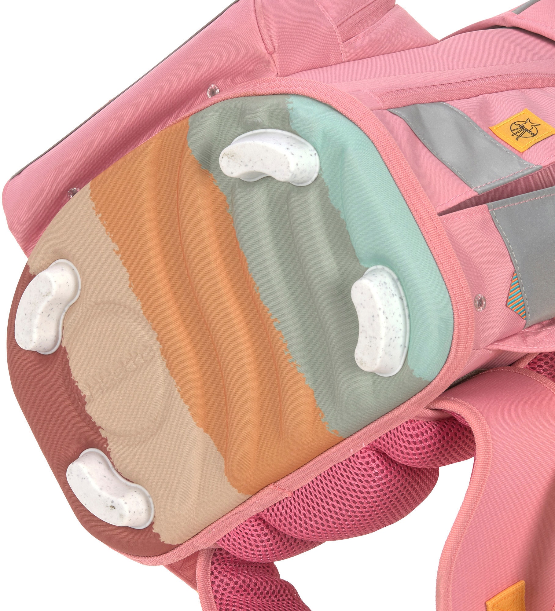 LÄSSIG Schulranzen »Unique, Boxy, Pink«, Reflektoren, PETA-approved vegan; aus recycelten PET-Flaschen