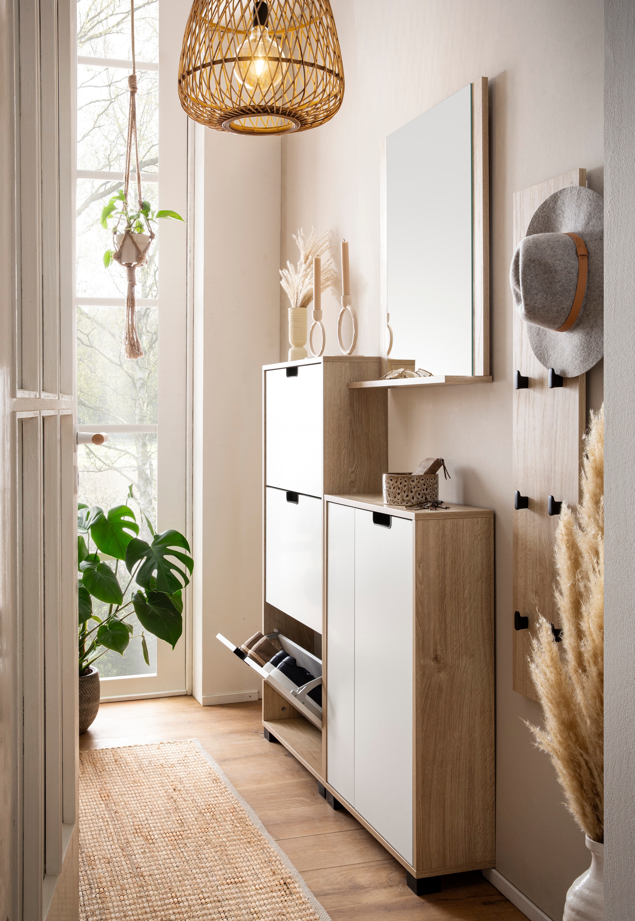 Schildmeyer Spiegel »Emmik, Breite 60 cm, mit praktischer Ablage«, Made in Germany