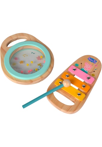Spielzeug-Musikinstrument »Peppa Pig Holz-Musikset, 2-tlg.«, (Set, 2 tlg.)