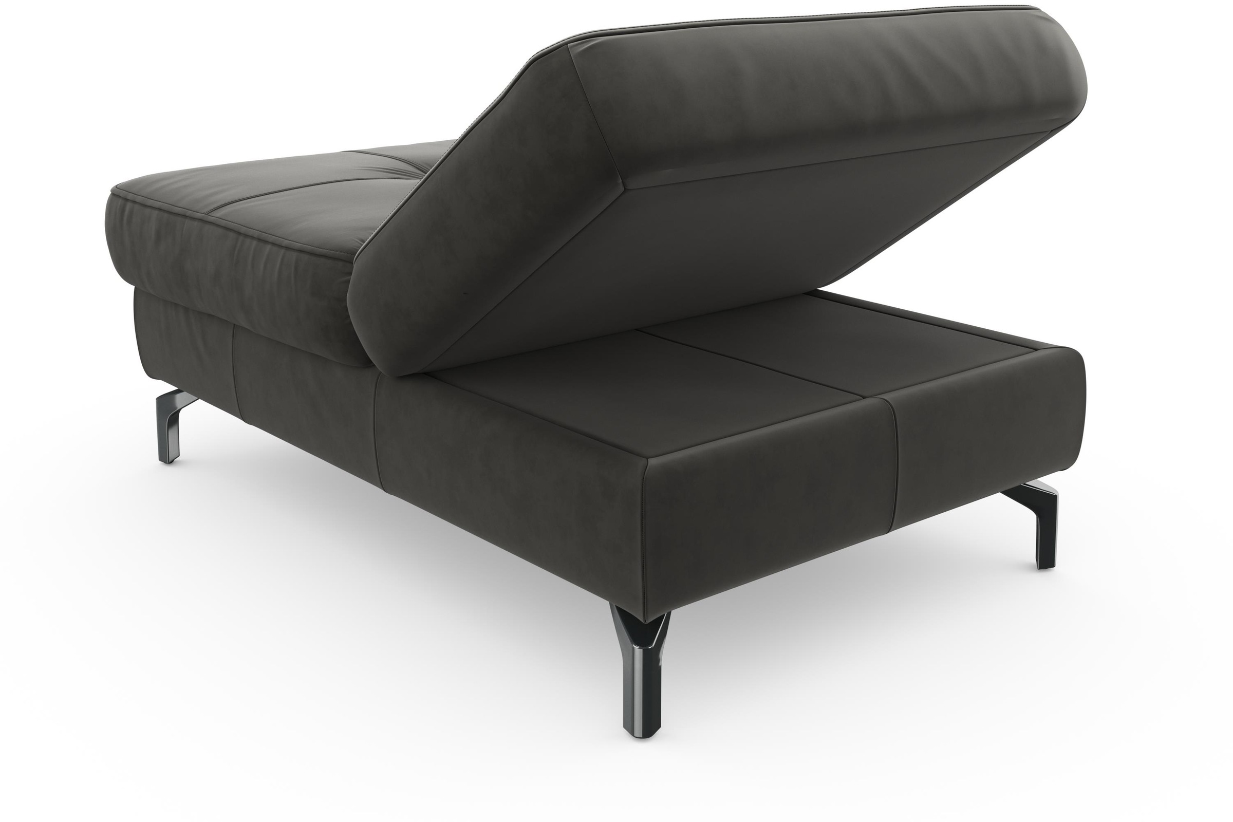 sit&more Hocker »Bendigo« mit Klappfunktion, Bodenfreiheit 12 cm, wahlweise in 2 Fußfarben