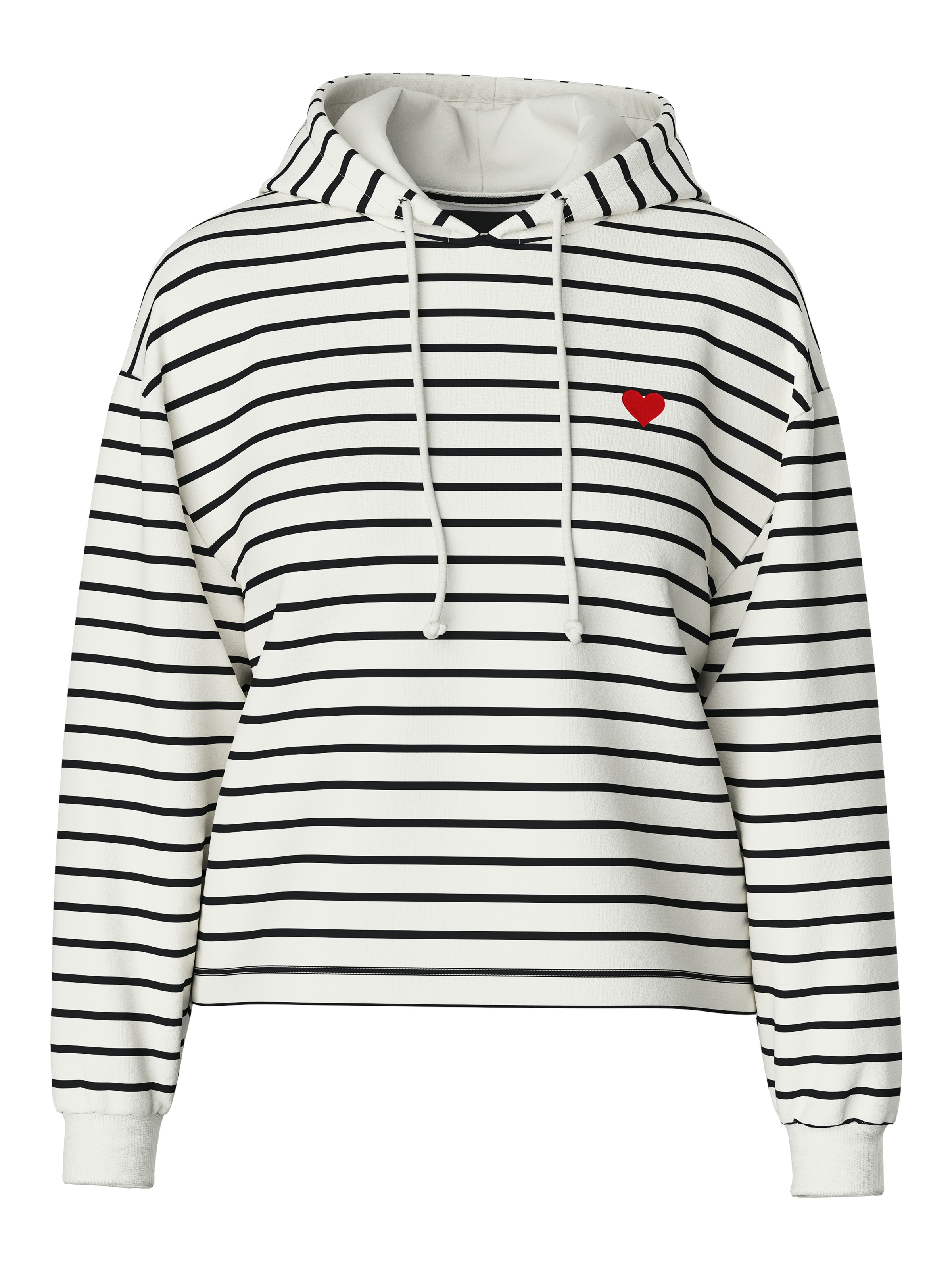 pieces Kapuzensweatshirt »PCCHILLI LS HOODIE STRIPES EMB NOOS BC«