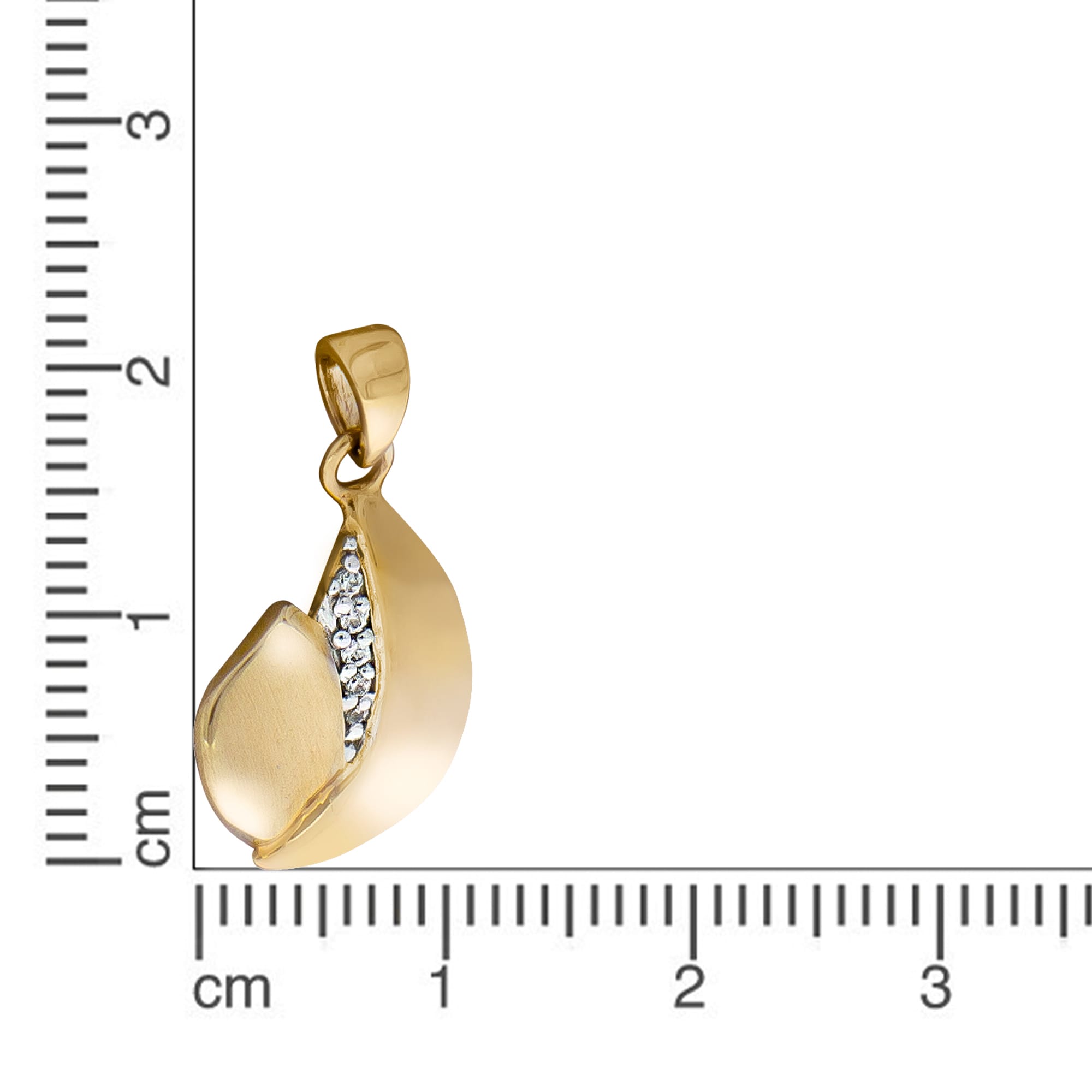 Firetti Kettenanhänger »Schmuck Geschenk Gold 375 Halsschmuck Anhänger«  mit Zirkonia (synth.)