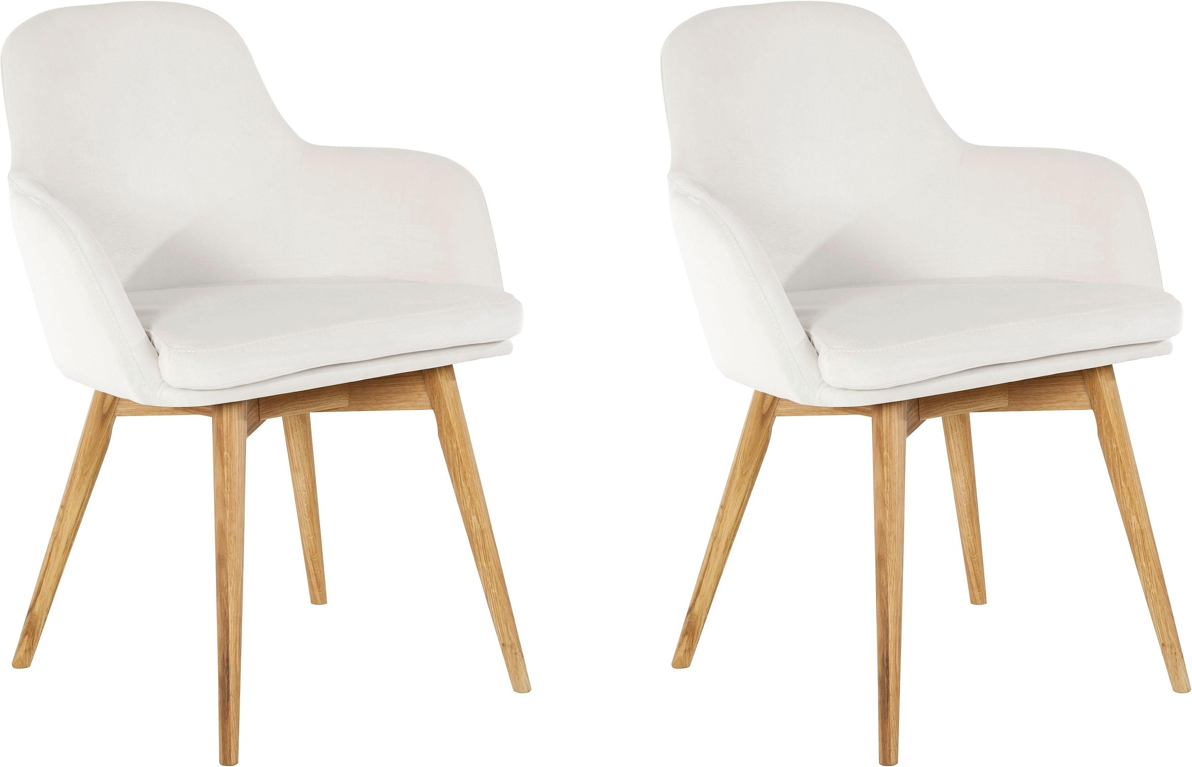 Premium collection by Home affaire Armlehnstuhl »Livry«, (Set), 2 St., Luxus-Microfaser, Polsterstuhl, Schalenstuhl