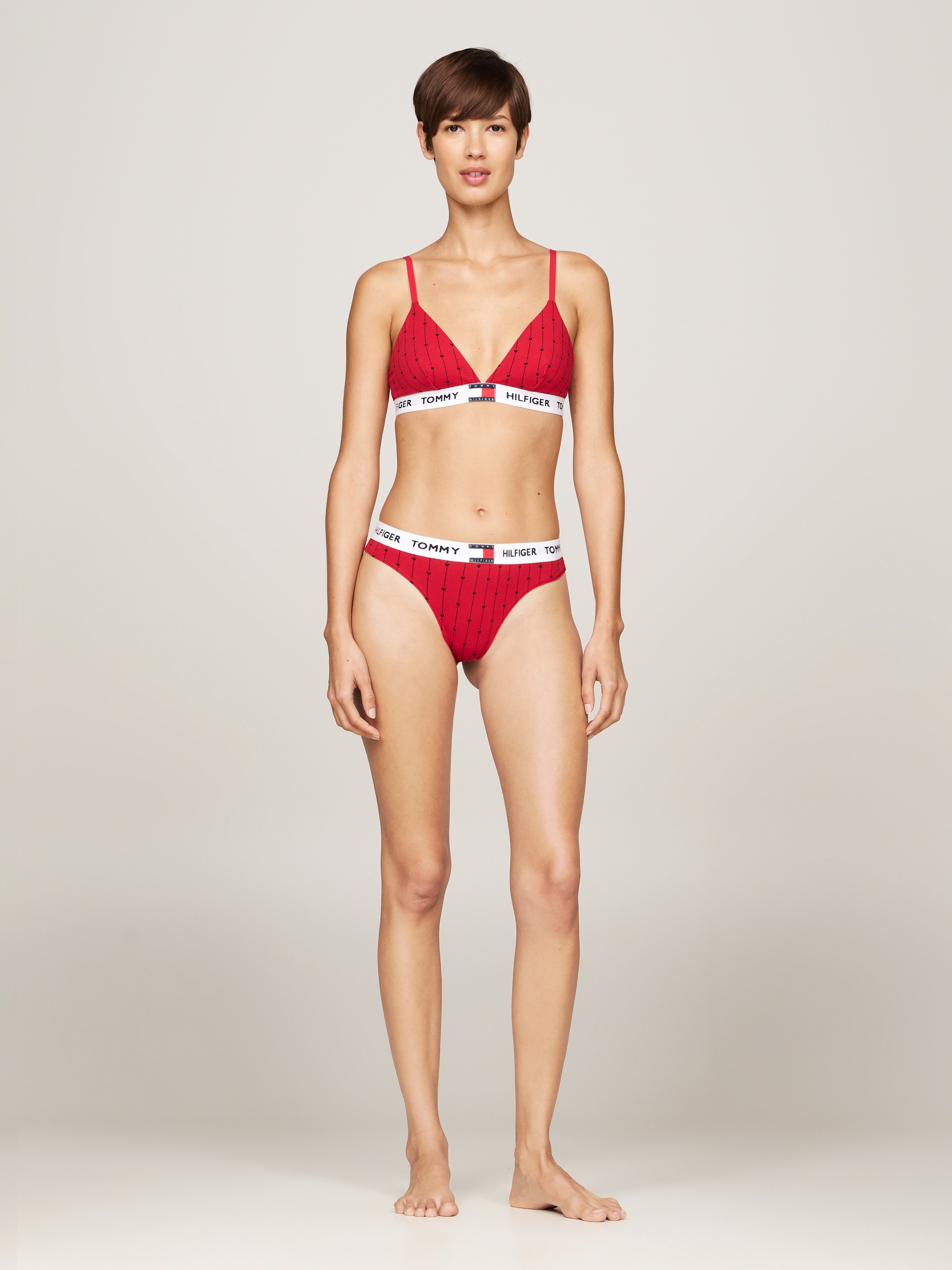 Tommy Hilfiger Underwear Bralette-BH »RP PRINT TRIANGLE«, mit Herzen-Druck