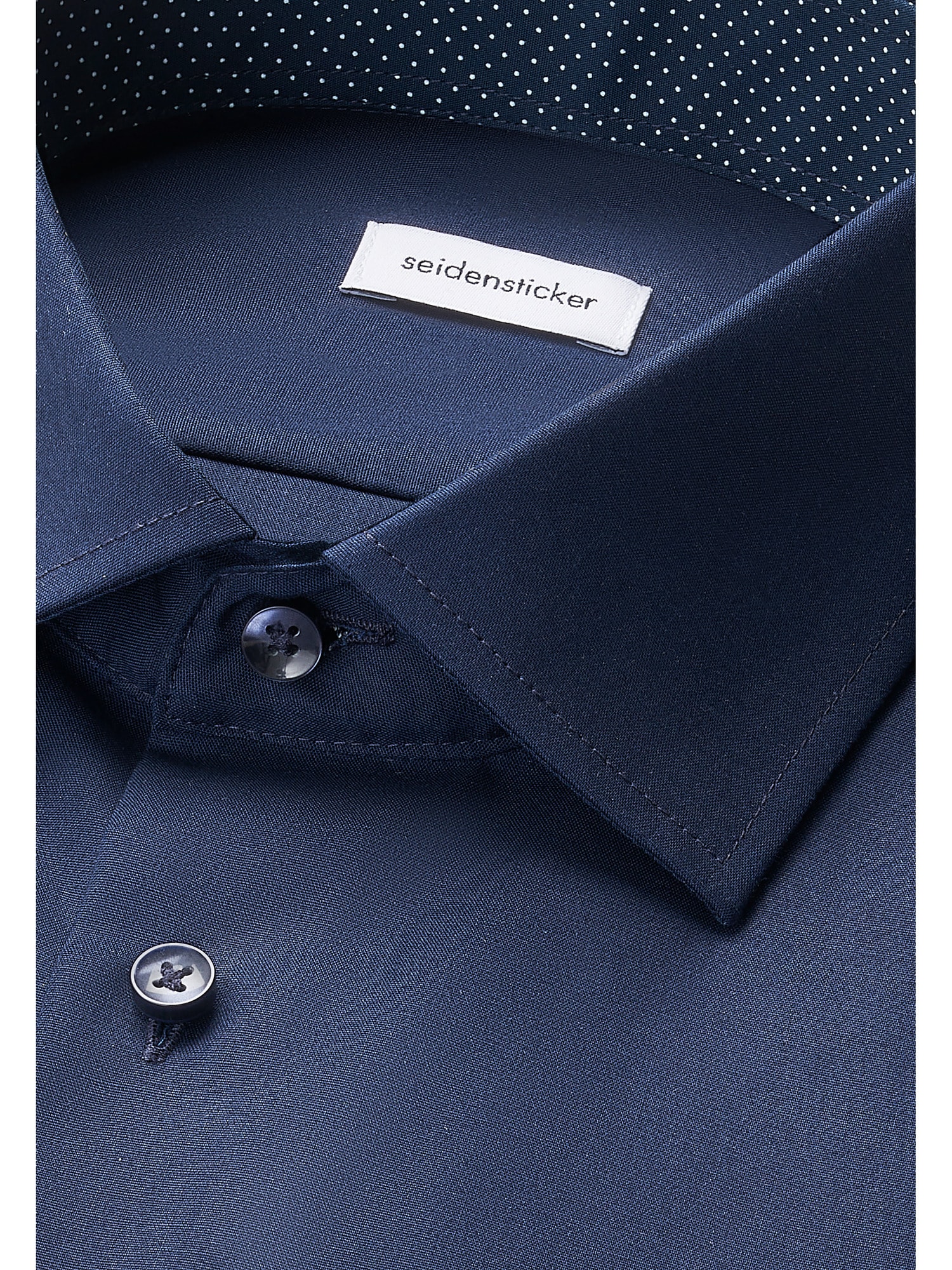 seidensticker Businesshemd »Schwarze Rose« Shaped 1/1 Kentkragen Uni