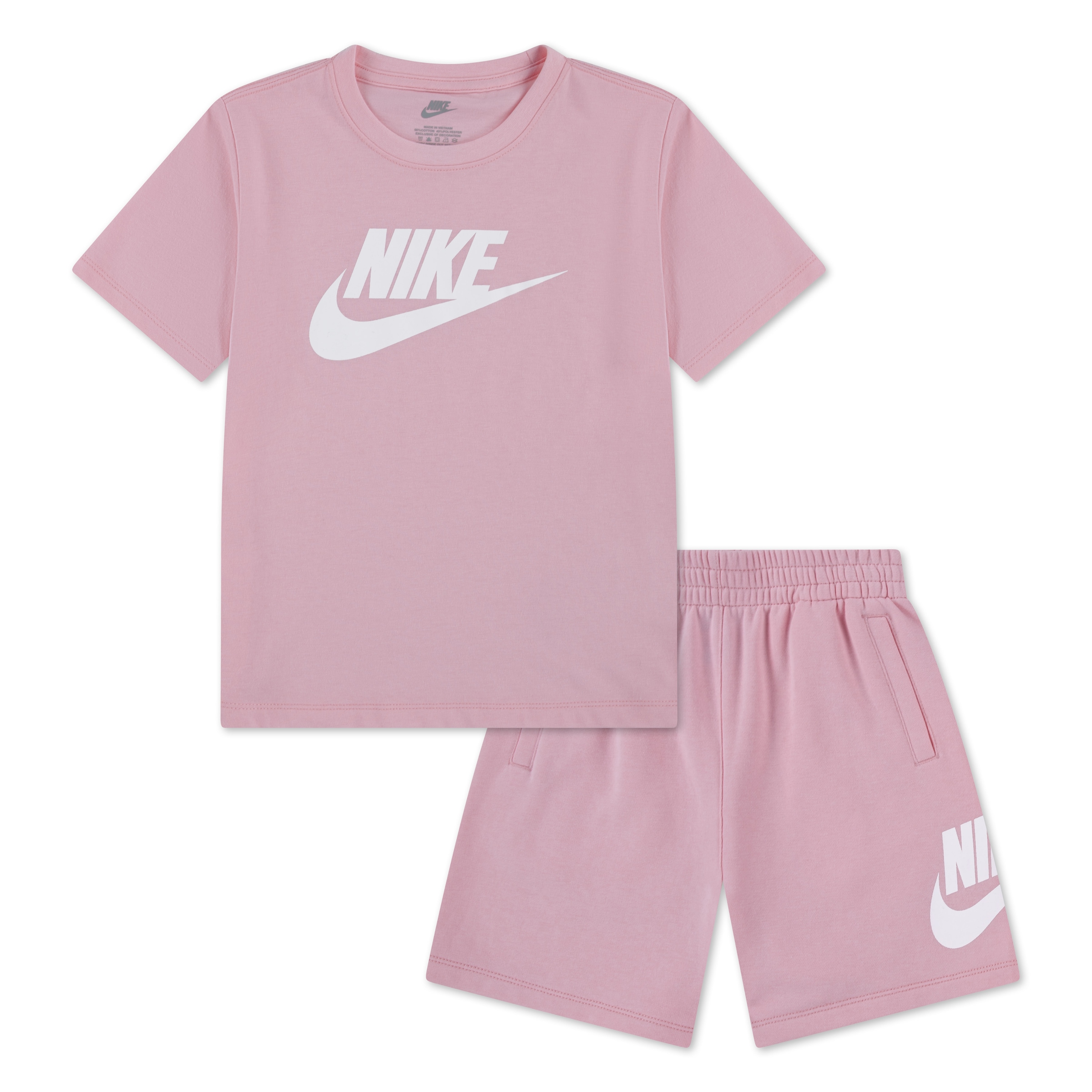Nike Sportswear T-Shirt & Shorts »CLUB TEE & SHORT SET« 2 tlg. für Kinder, 2-teiliges Set, für Sport und Bewegung