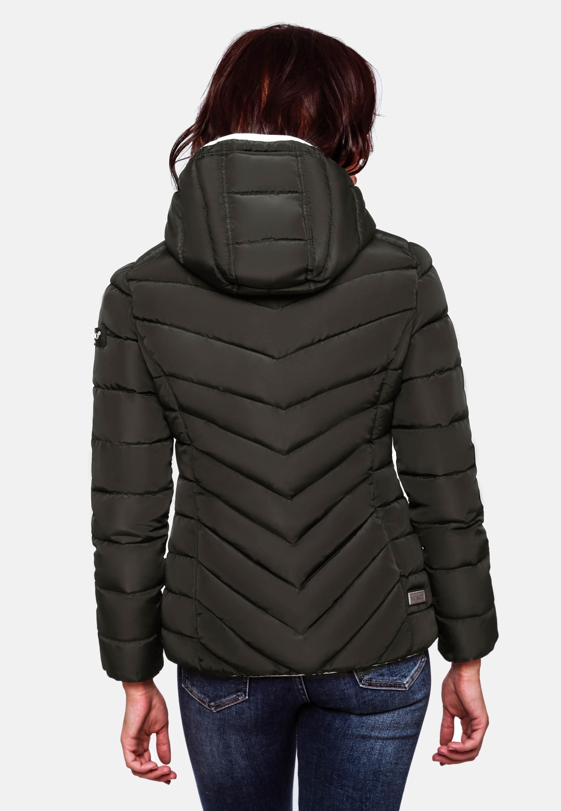 Navahoo Steppjacke »Winterjacke Elva«, mit Kapuze, stylische Damen Winterjacke mit Kapuze