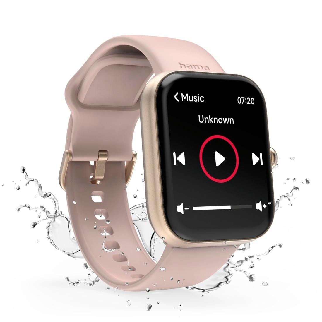 Hama Smartwatch »Smartwatch 1,65“ (Telefonfunktion, WhatsApp, E-Mail etc., wasserdicht)«(/ 1,65 ″)