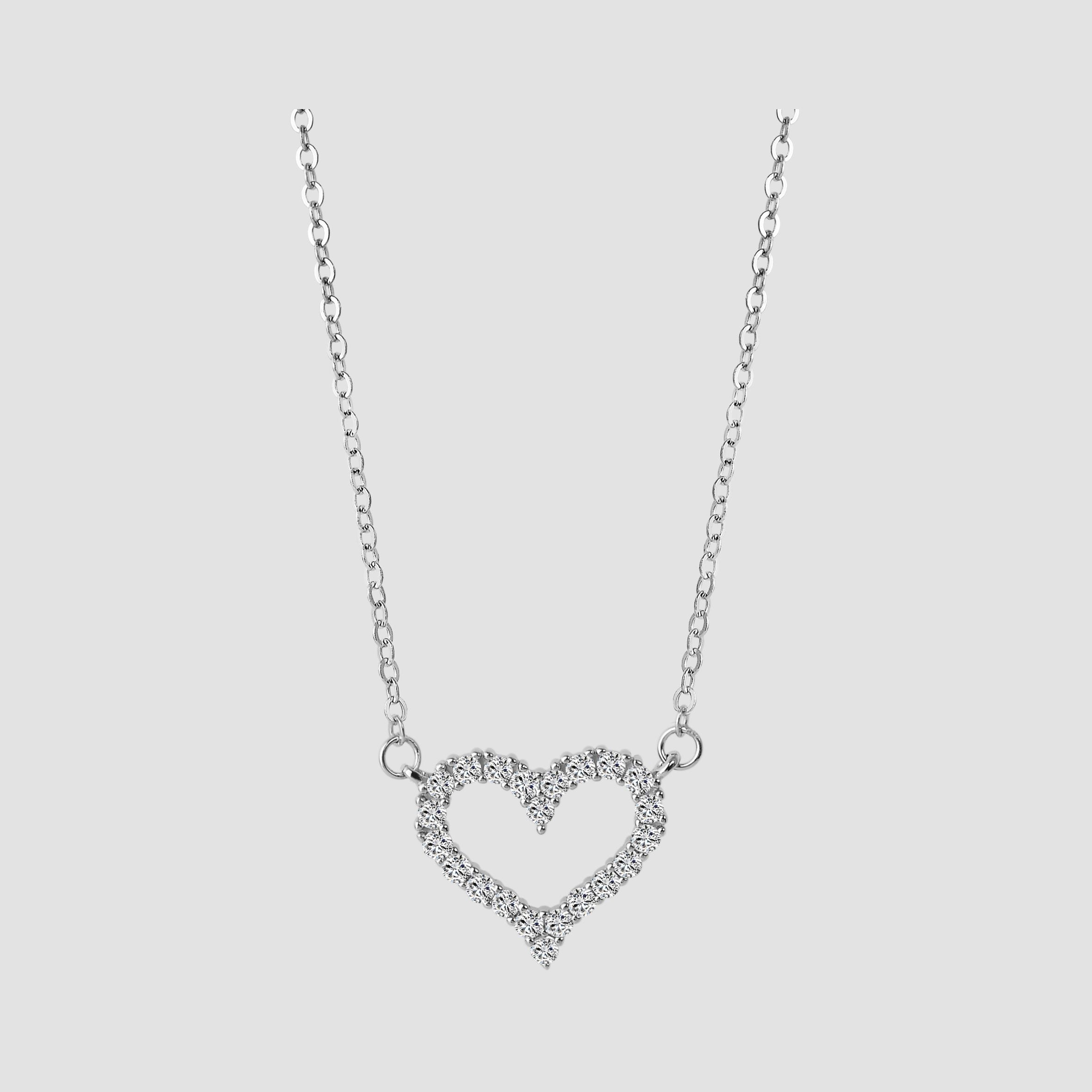 Adelia´s Kette ohne Anhänger »Damen Halskette mit Anhänger ¿ Herz aus 925 Silber«