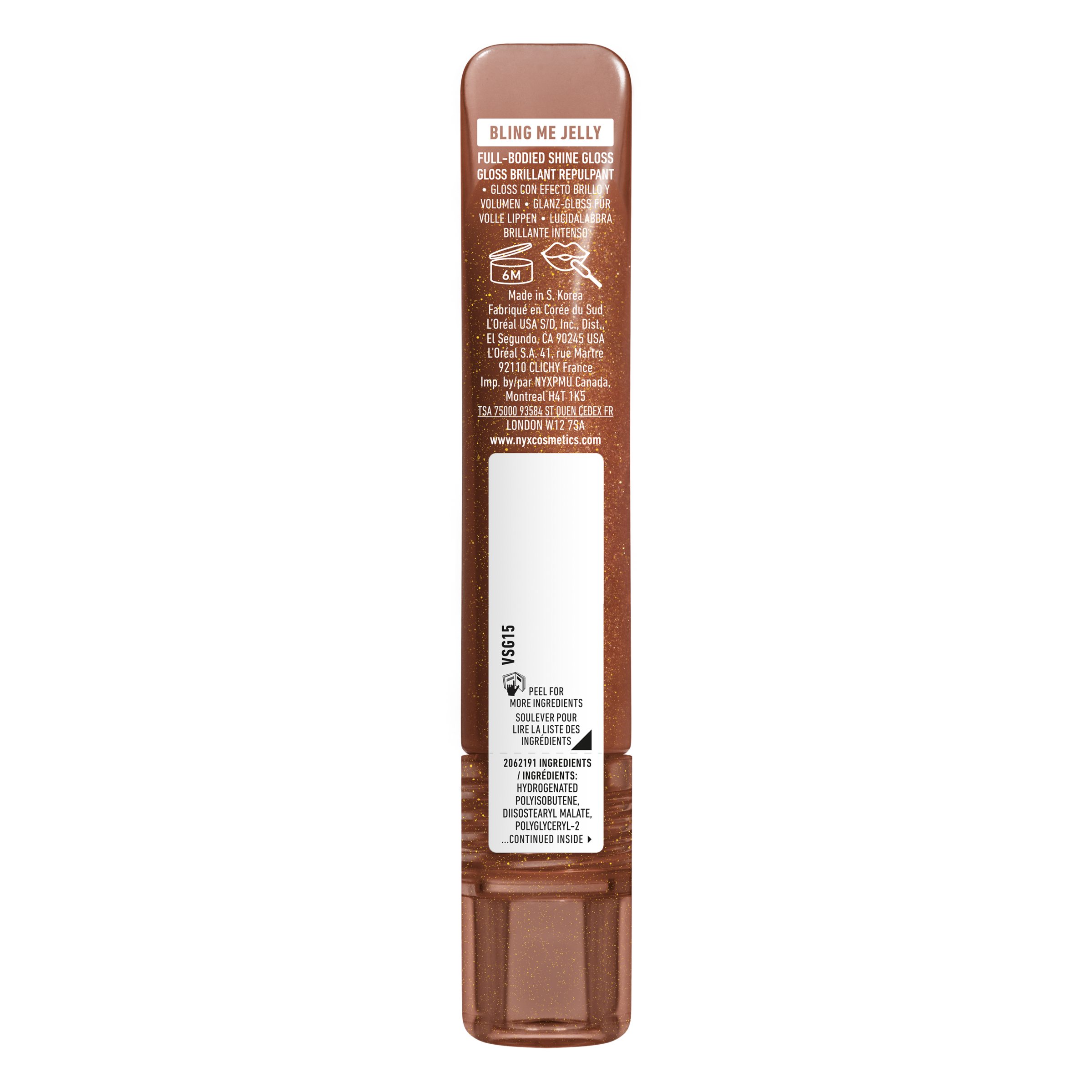 NYX Lipgloss »NYX Professional Makeup Jelly Job Lip Gloss« no Filler -pflegender Gloss für optisch vollere Lippen